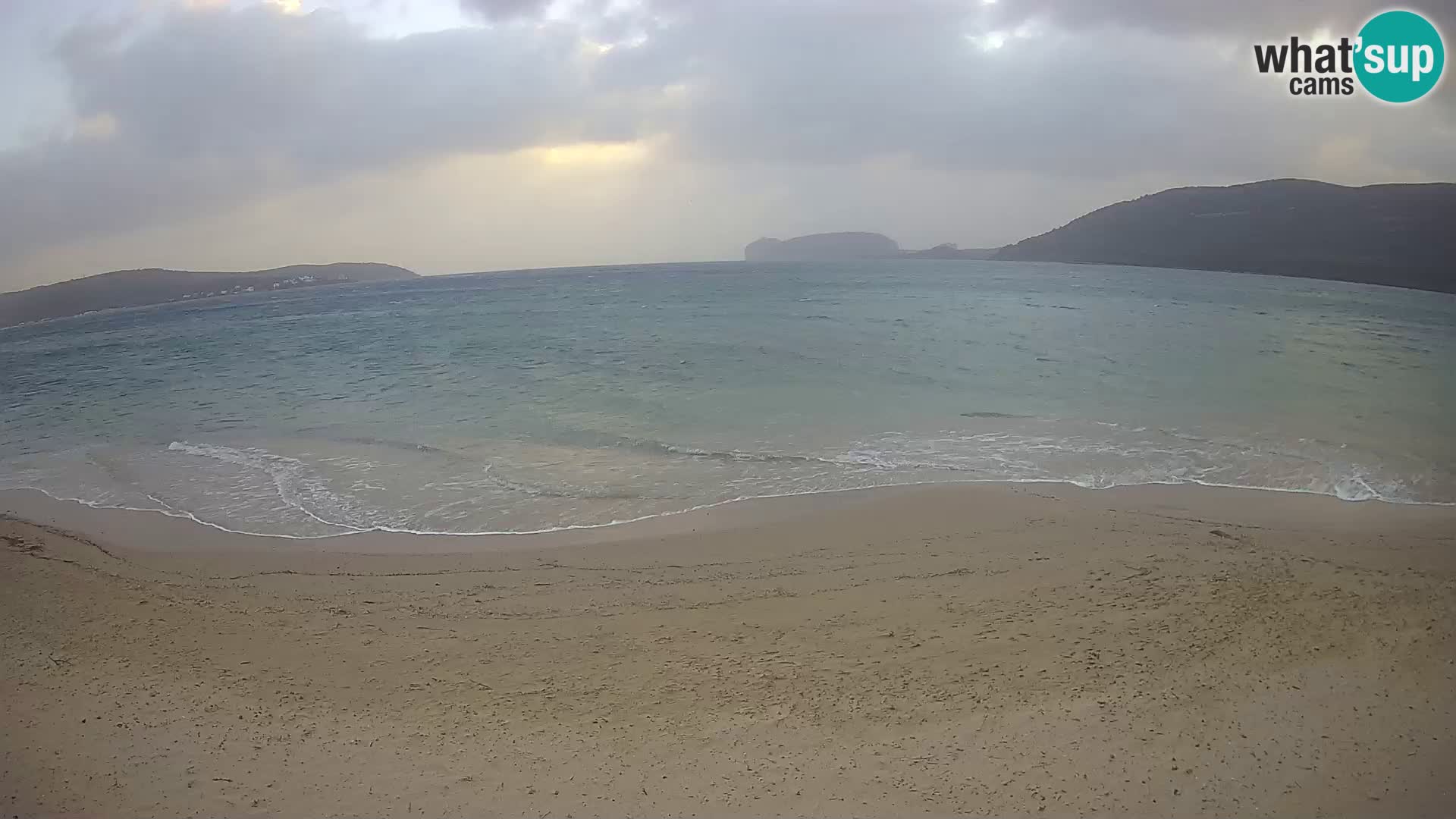 Spletna kamera v živo Plaža Mugoni – Alghero – Sardinija – Italija