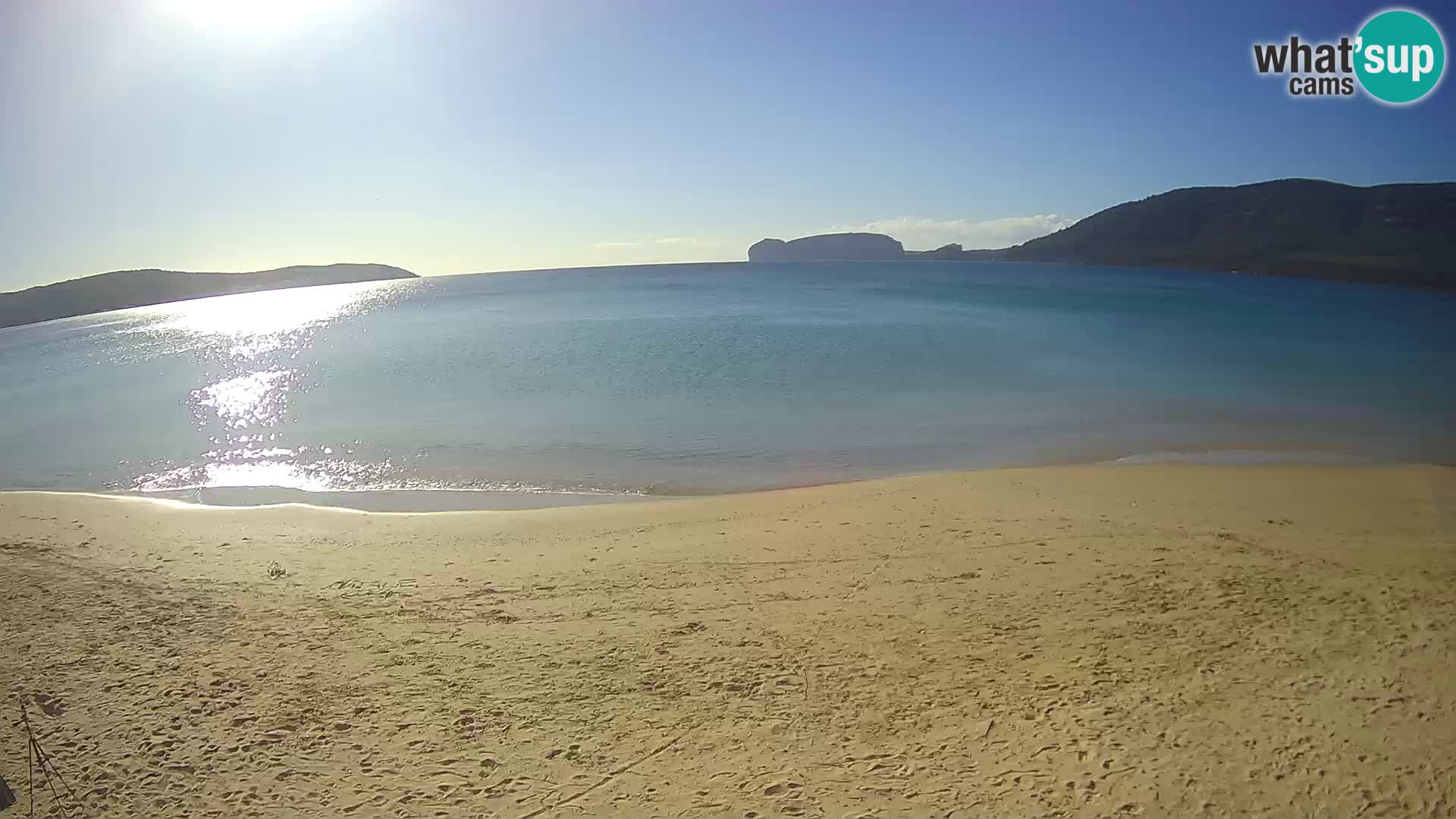 Spletna kamera v živo Plaža Mugoni – Alghero – Sardinija – Italija