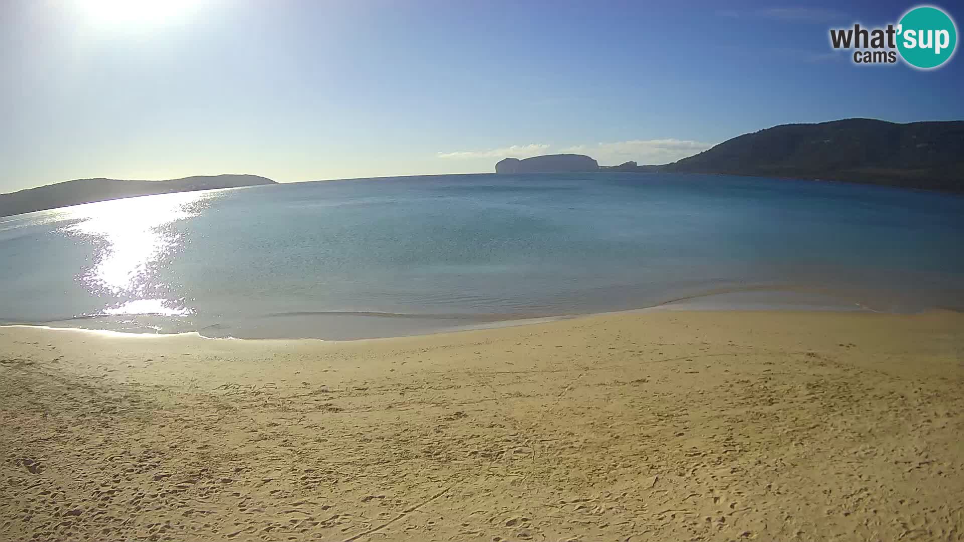 Spletna kamera v živo Plaža Mugoni – Alghero – Sardinija – Italija