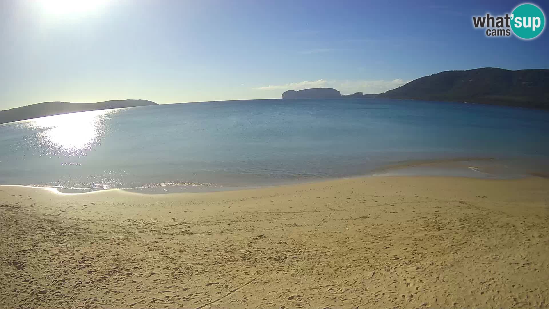 Spletna kamera v živo Plaža Mugoni – Alghero – Sardinija – Italija