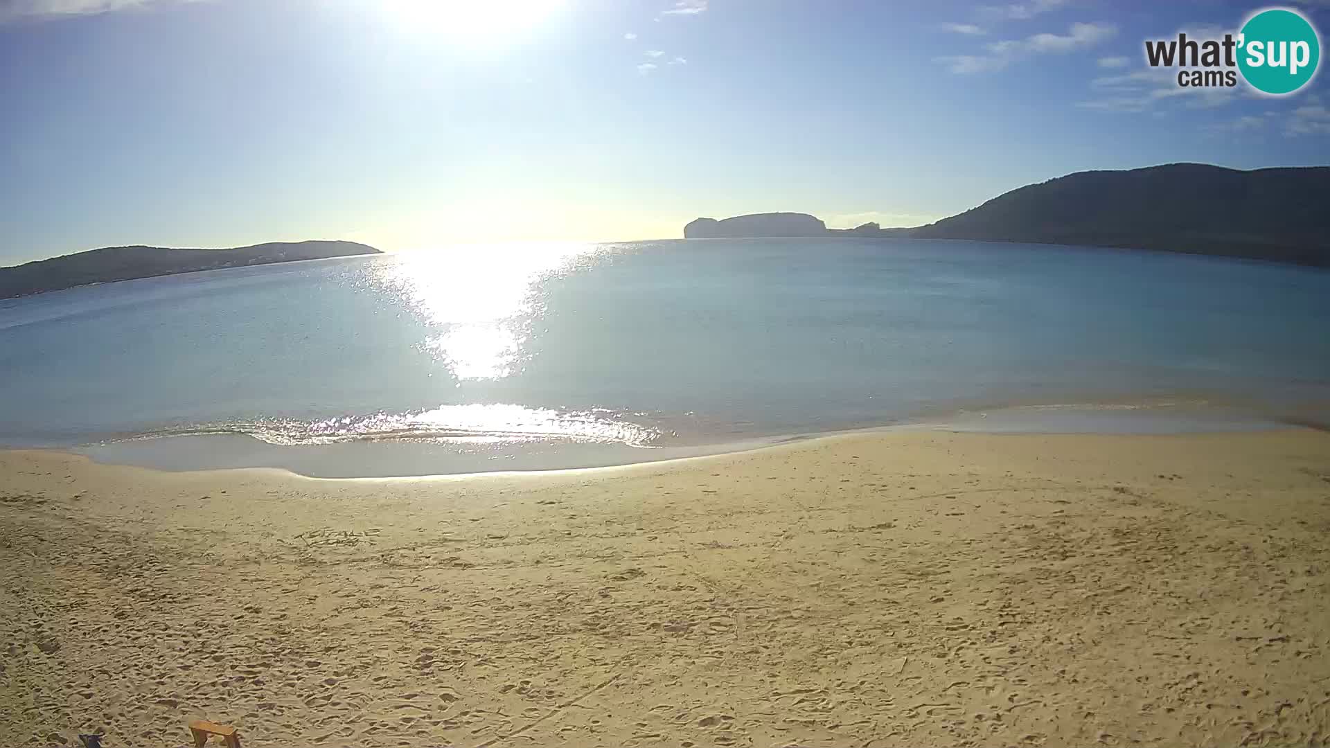 Spletna kamera v živo Plaža Mugoni – Alghero – Sardinija – Italija