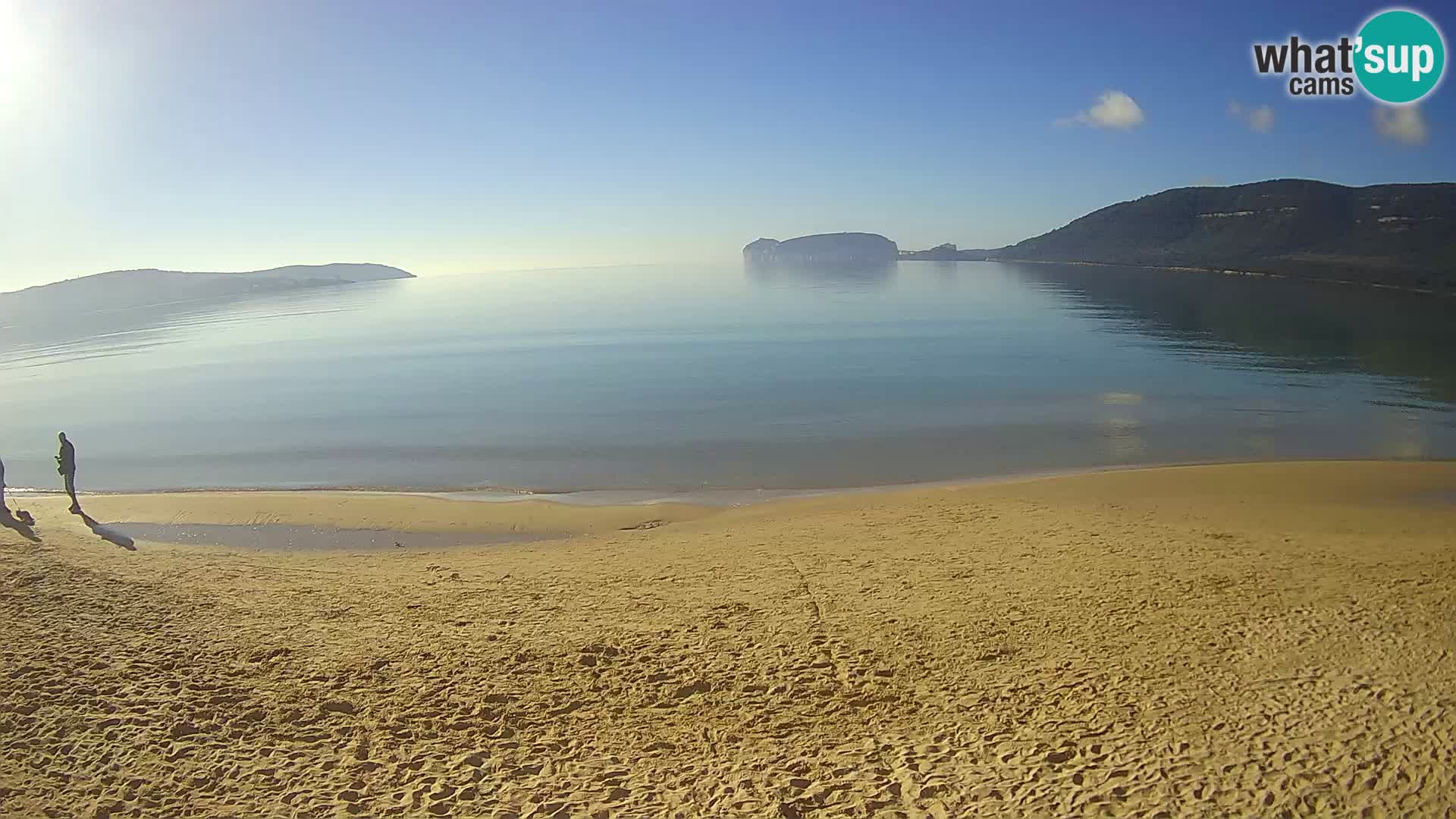 Spletna kamera v živo Plaža Mugoni – Alghero – Sardinija – Italija