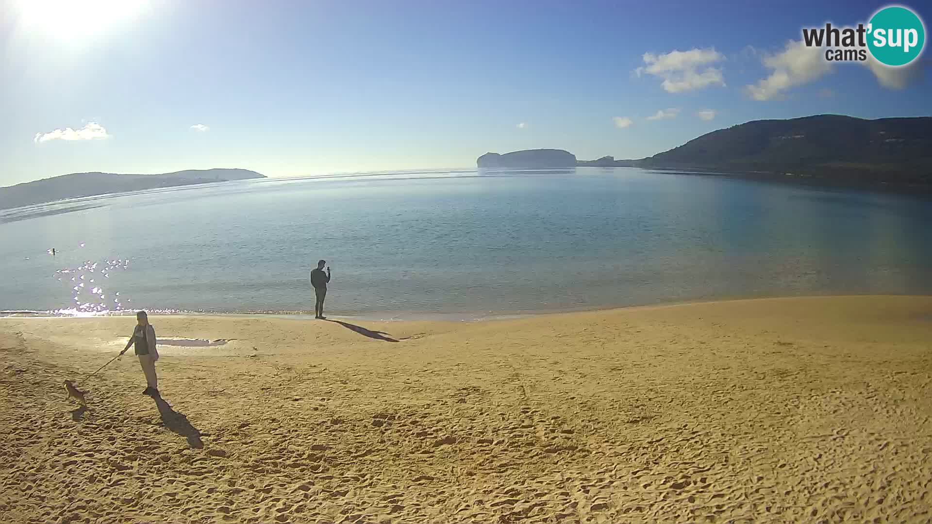 Spletna kamera v živo Plaža Mugoni – Alghero – Sardinija – Italija