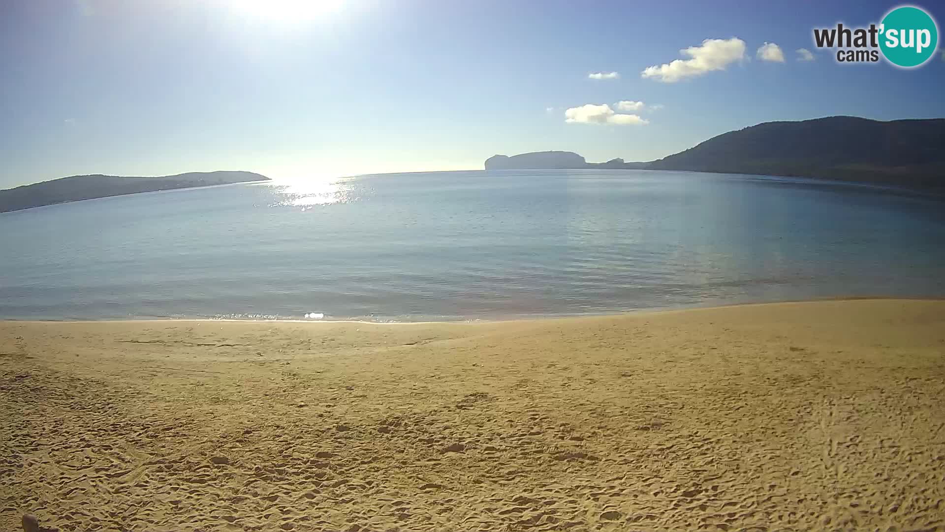 Spletna kamera v živo Plaža Mugoni – Alghero – Sardinija – Italija