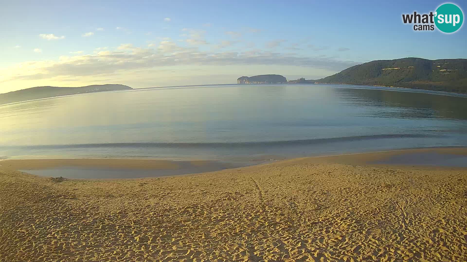 Spletna kamera v živo Plaža Mugoni – Alghero – Sardinija – Italija