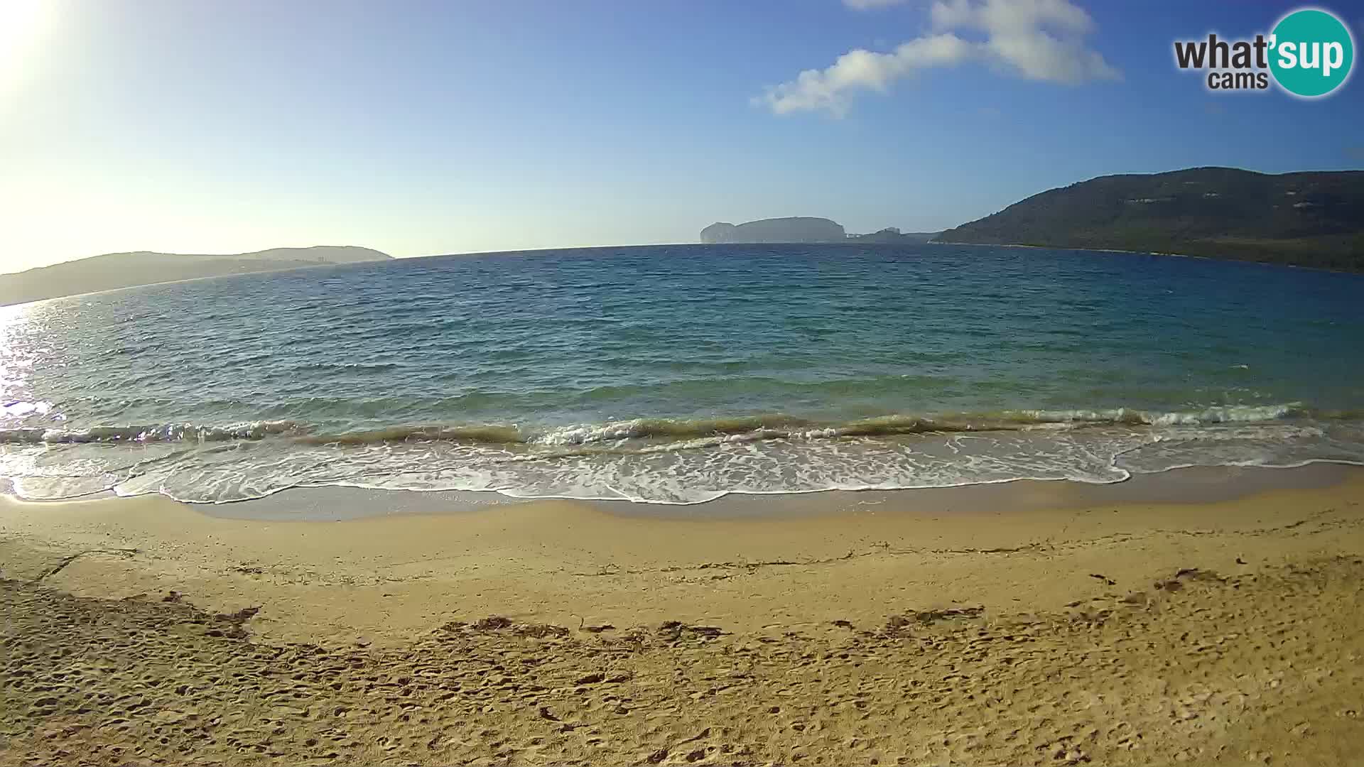 Spletna kamera v živo Plaža Mugoni – Alghero – Sardinija – Italija