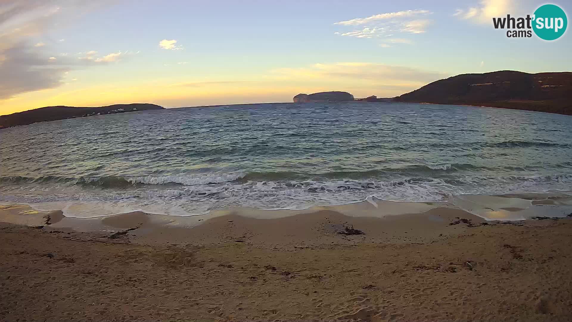 Spletna kamera v živo Plaža Mugoni – Alghero – Sardinija – Italija