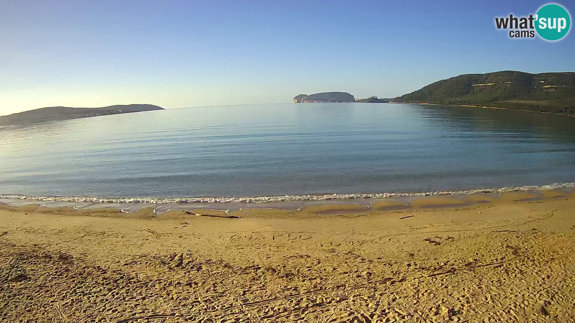 Spletna kamera v živo Plaža Mugoni – Alghero – Sardinija – Italija