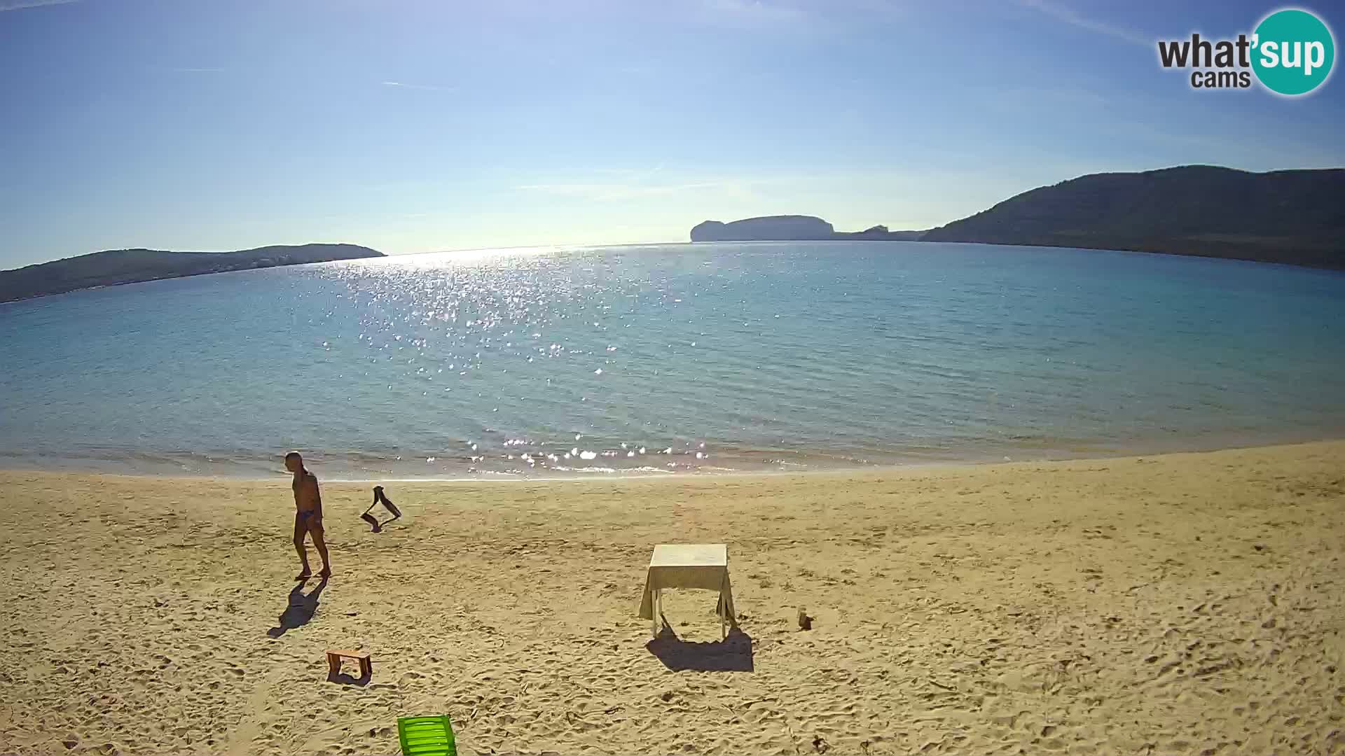 Spletna kamera v živo Plaža Mugoni – Alghero – Sardinija – Italija