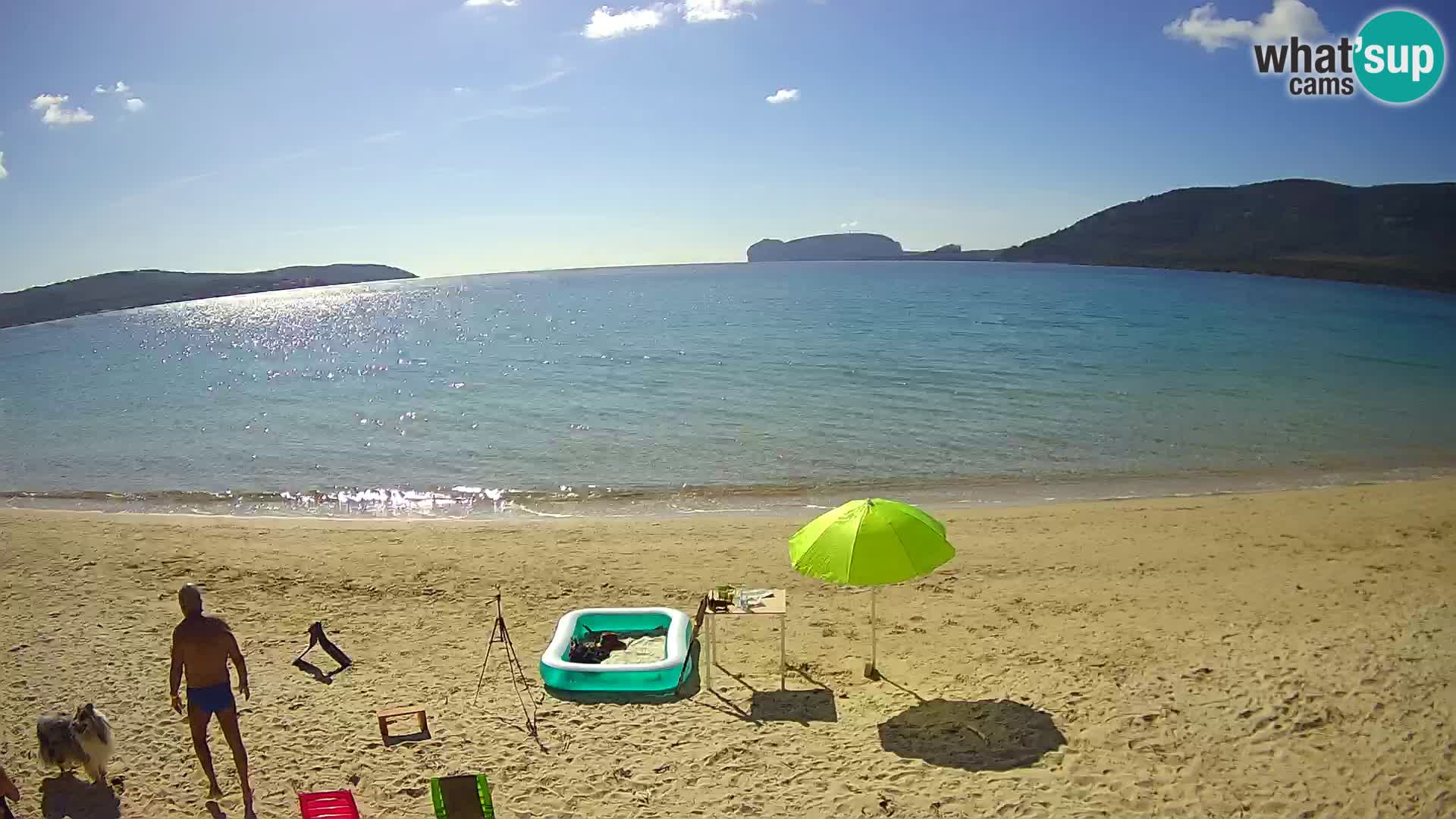 Spletna kamera v živo Plaža Mugoni – Alghero – Sardinija – Italija