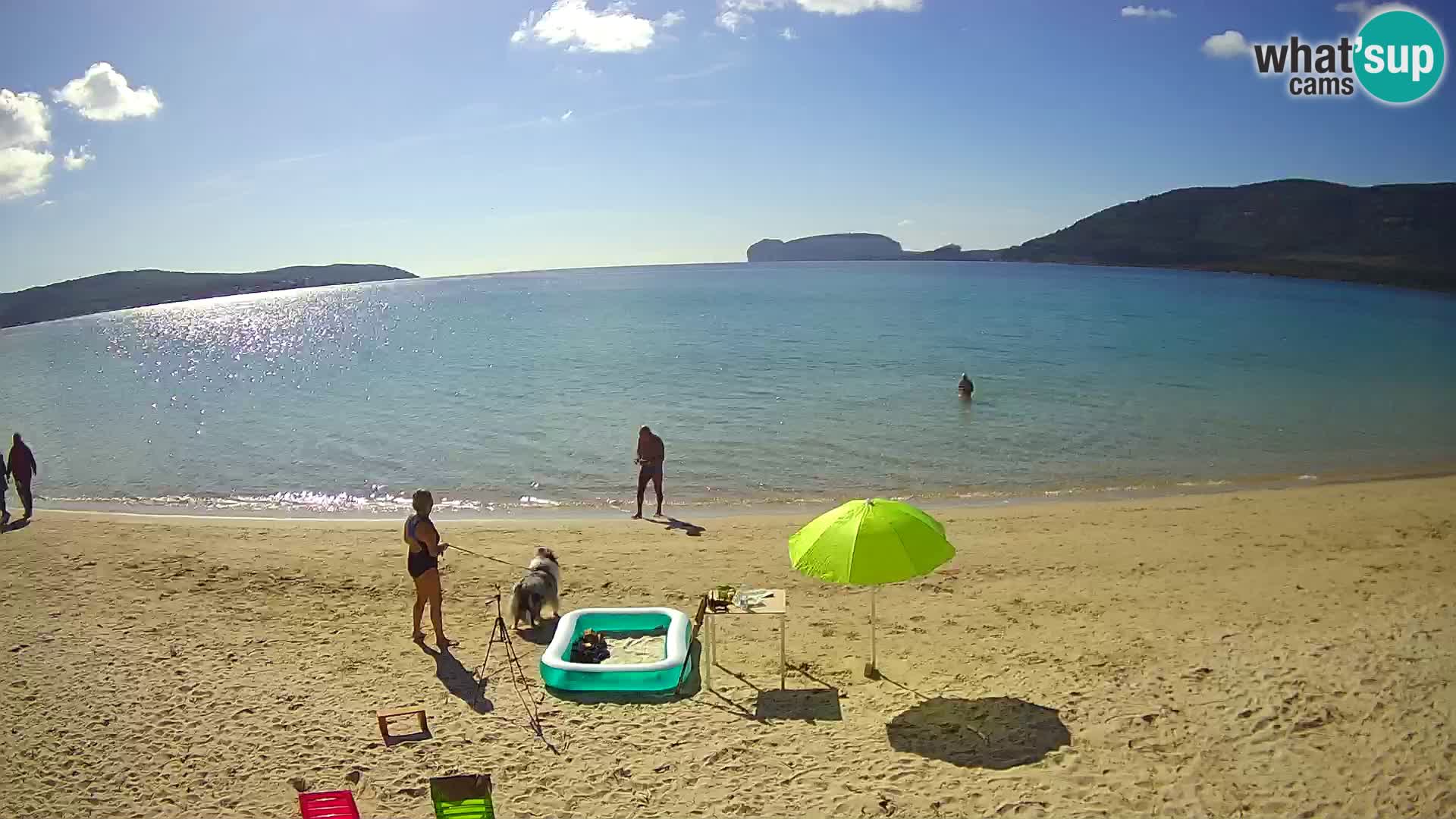 Spletna kamera v živo Plaža Mugoni – Alghero – Sardinija – Italija