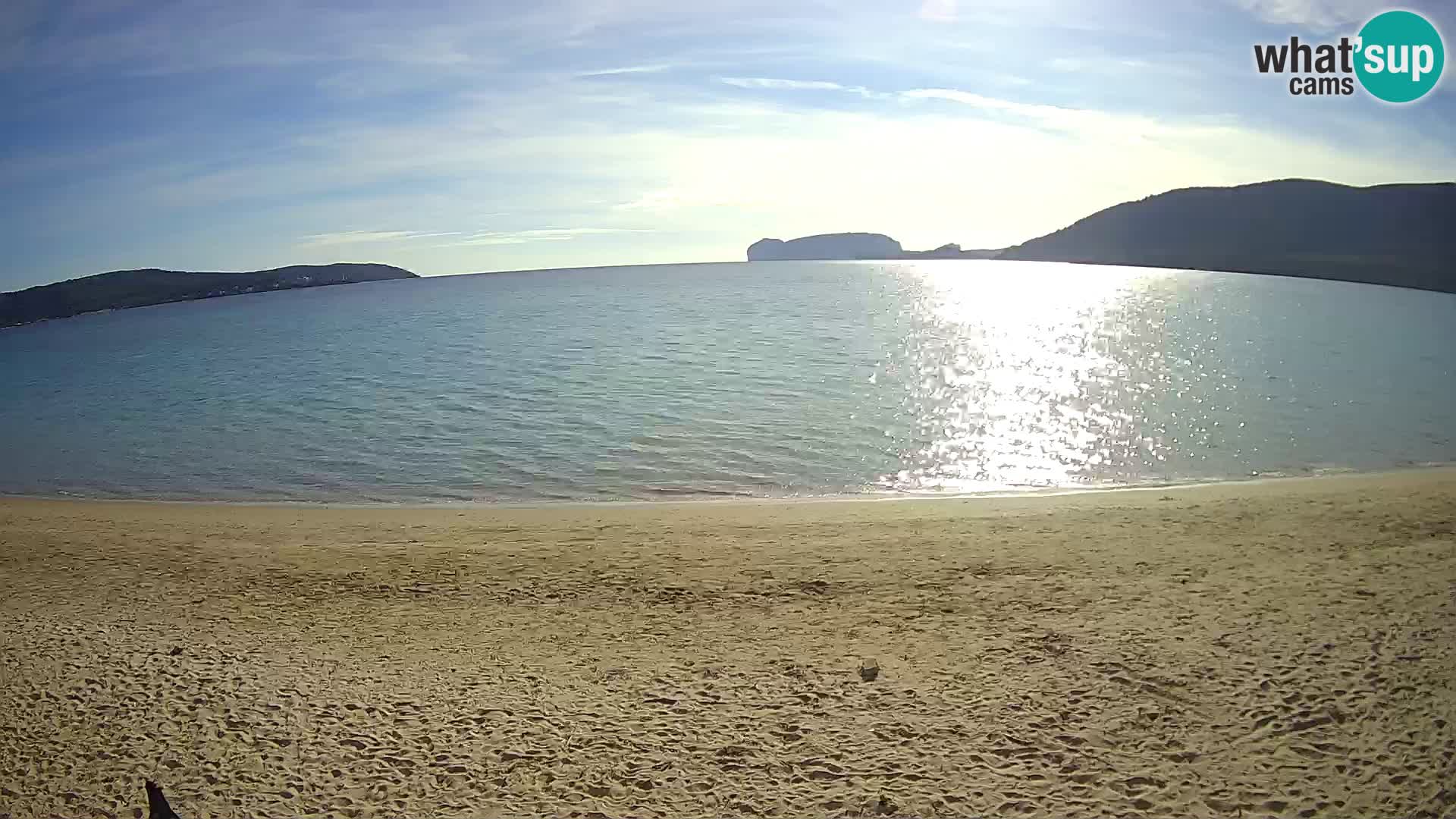 Spletna kamera v živo Plaža Mugoni – Alghero – Sardinija – Italija