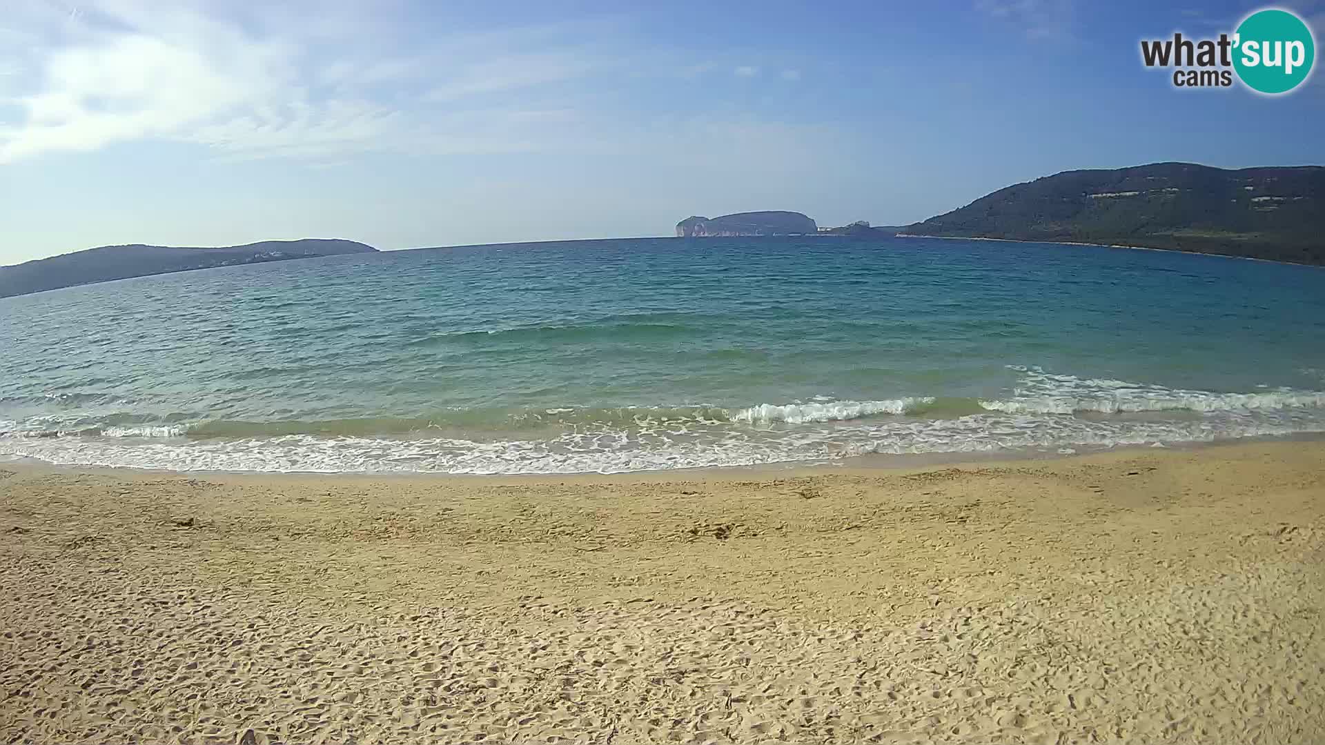 Spletna kamera v živo Plaža Mugoni – Alghero – Sardinija – Italija