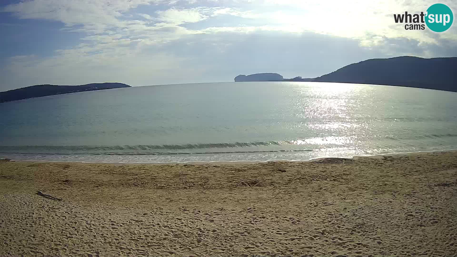 Spletna kamera v živo Plaža Mugoni – Alghero – Sardinija – Italija