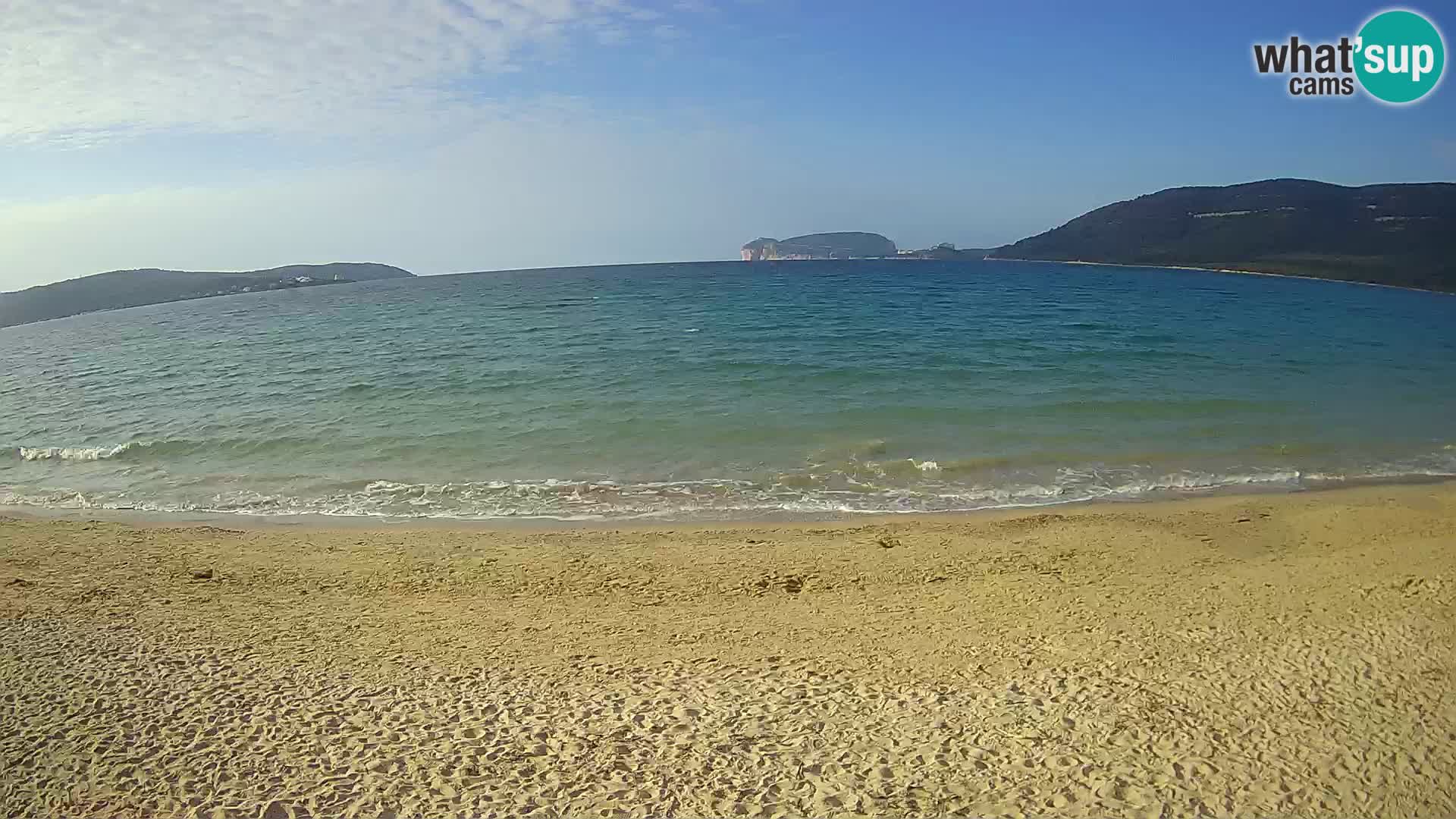 Spletna kamera v živo Plaža Mugoni – Alghero – Sardinija – Italija