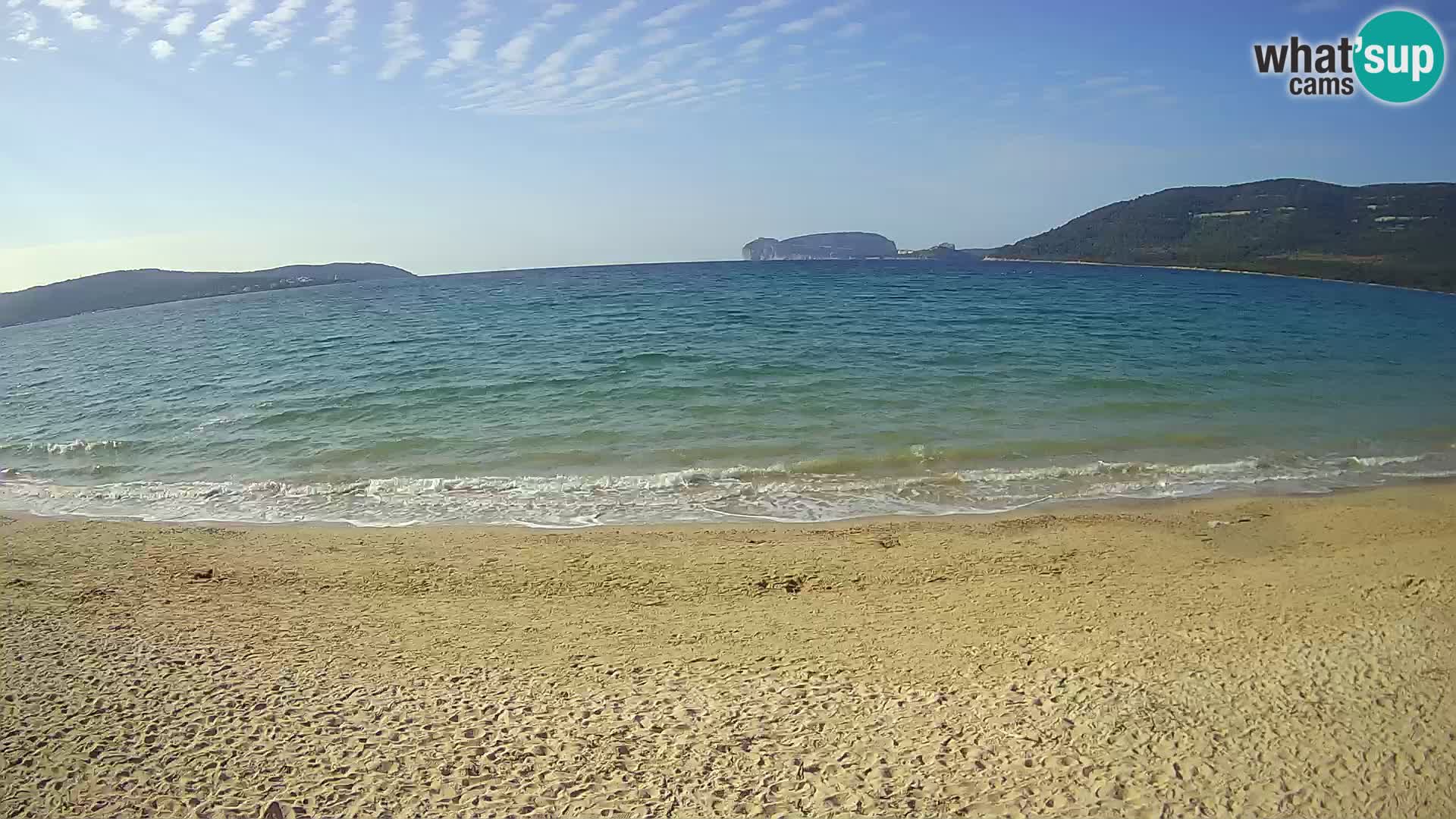 Spletna kamera v živo Plaža Mugoni – Alghero – Sardinija – Italija