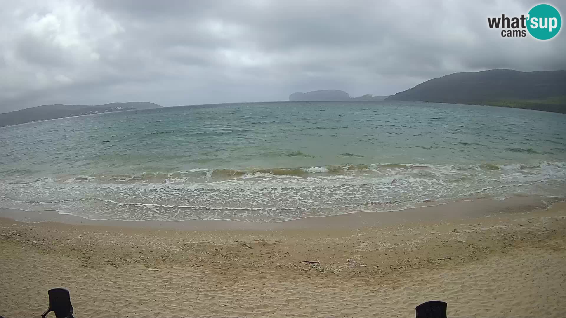 Spletna kamera v živo Plaža Mugoni – Alghero – Sardinija – Italija