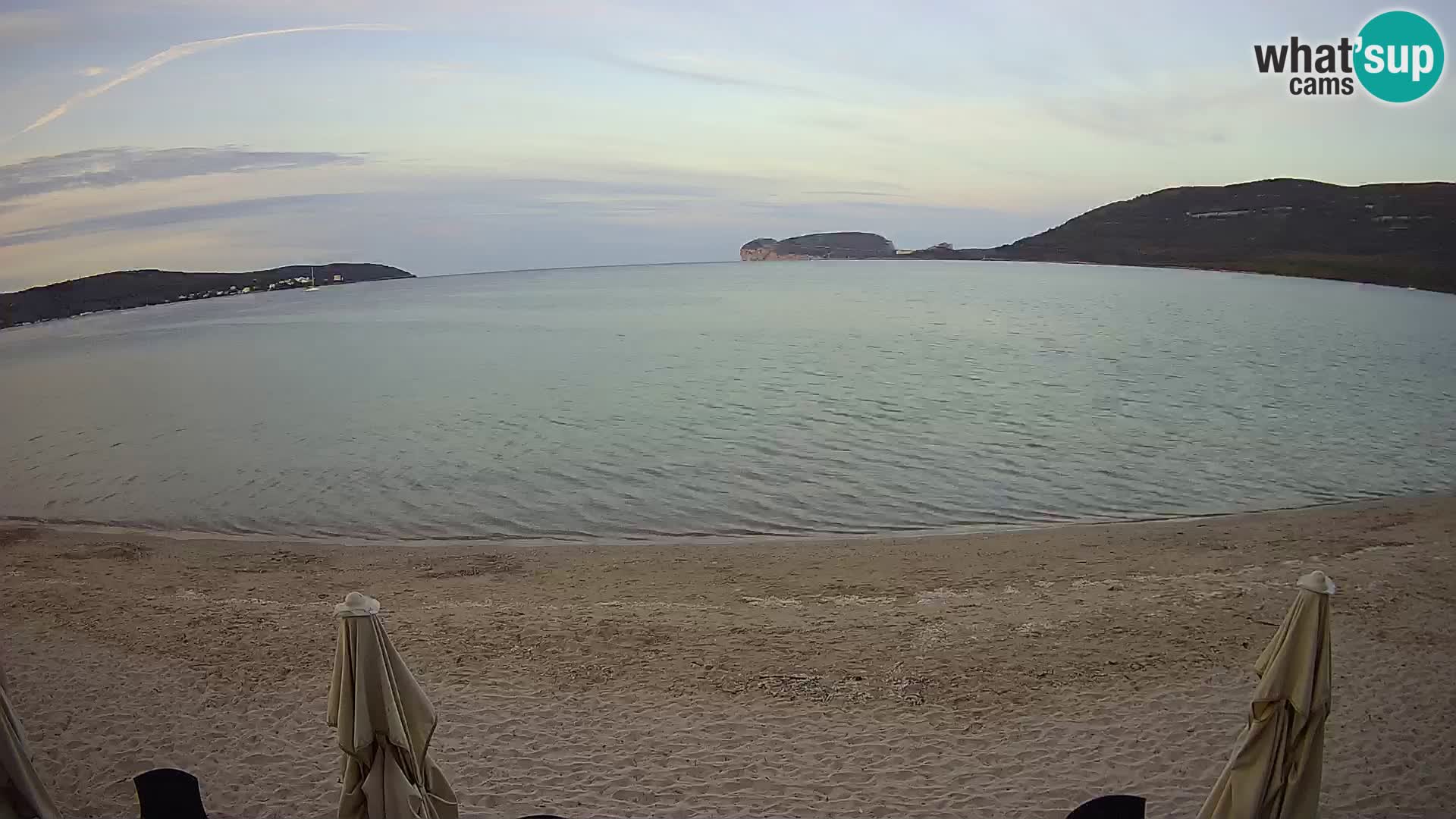 Spletna kamera v živo Plaža Mugoni – Alghero – Sardinija – Italija