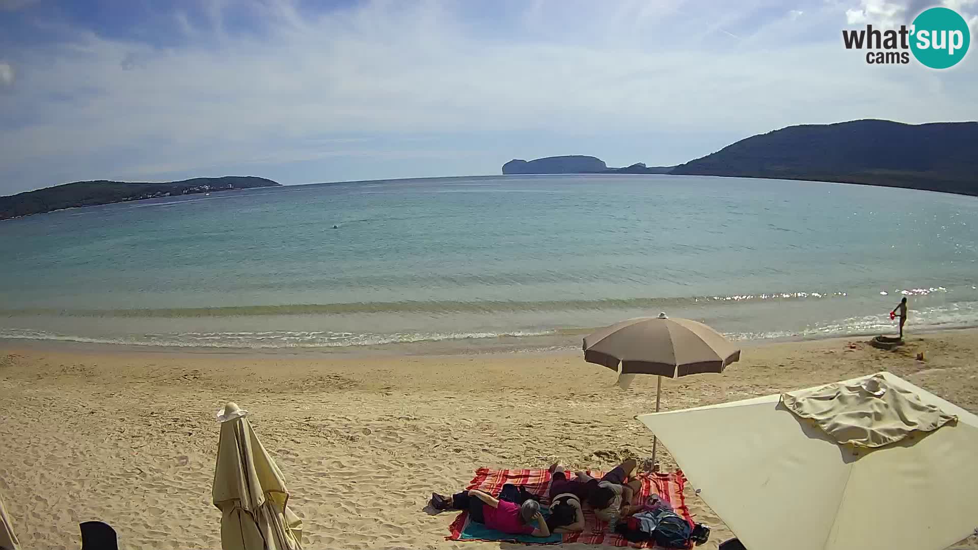 Spletna kamera v živo Plaža Mugoni – Alghero – Sardinija – Italija