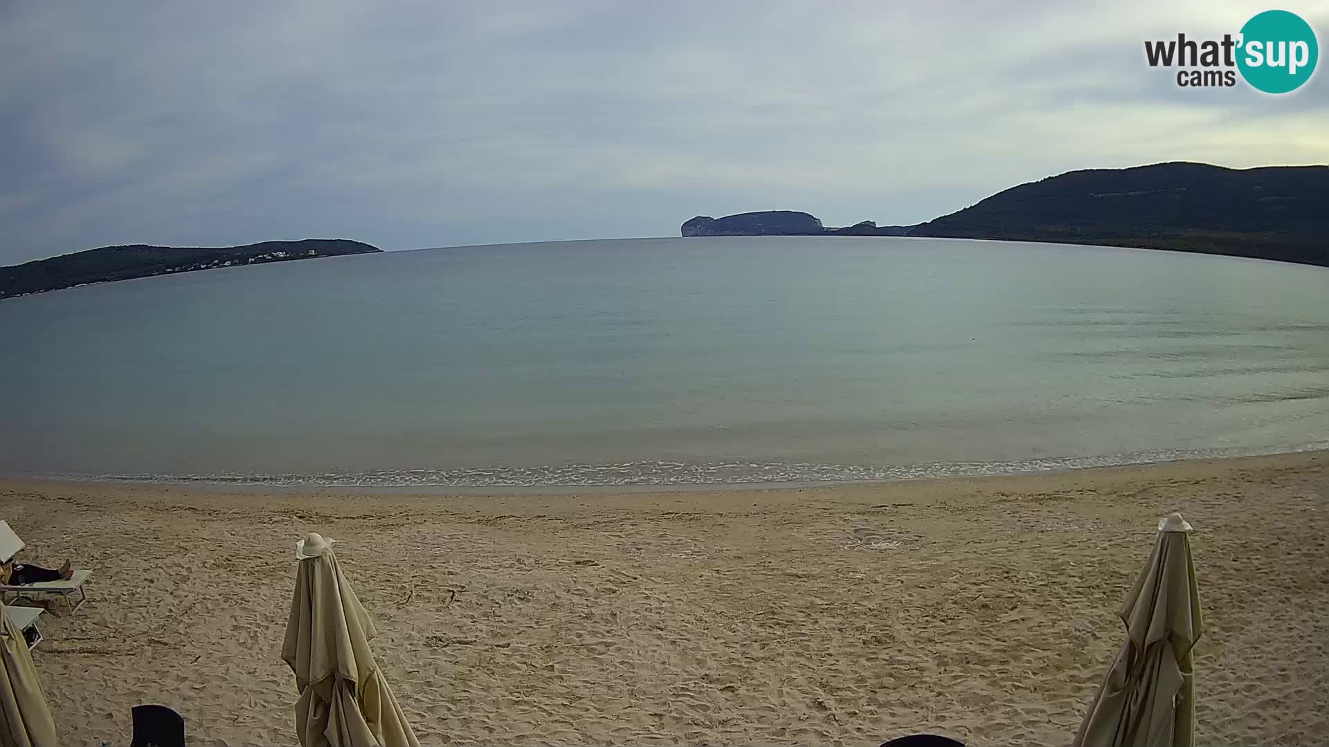 Spletna kamera v živo Plaža Mugoni – Alghero – Sardinija – Italija