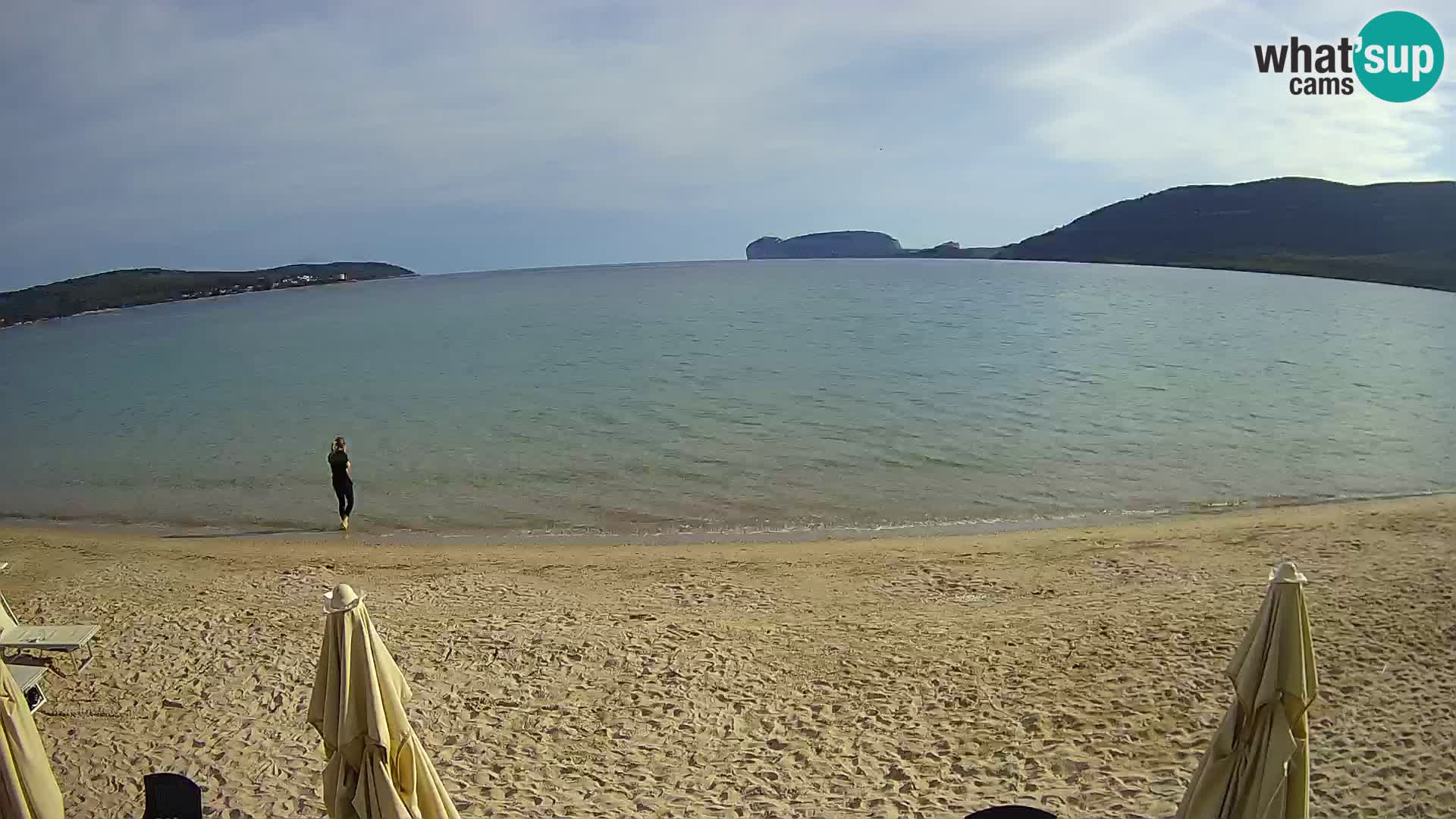 Spletna kamera v živo Plaža Mugoni – Alghero – Sardinija – Italija