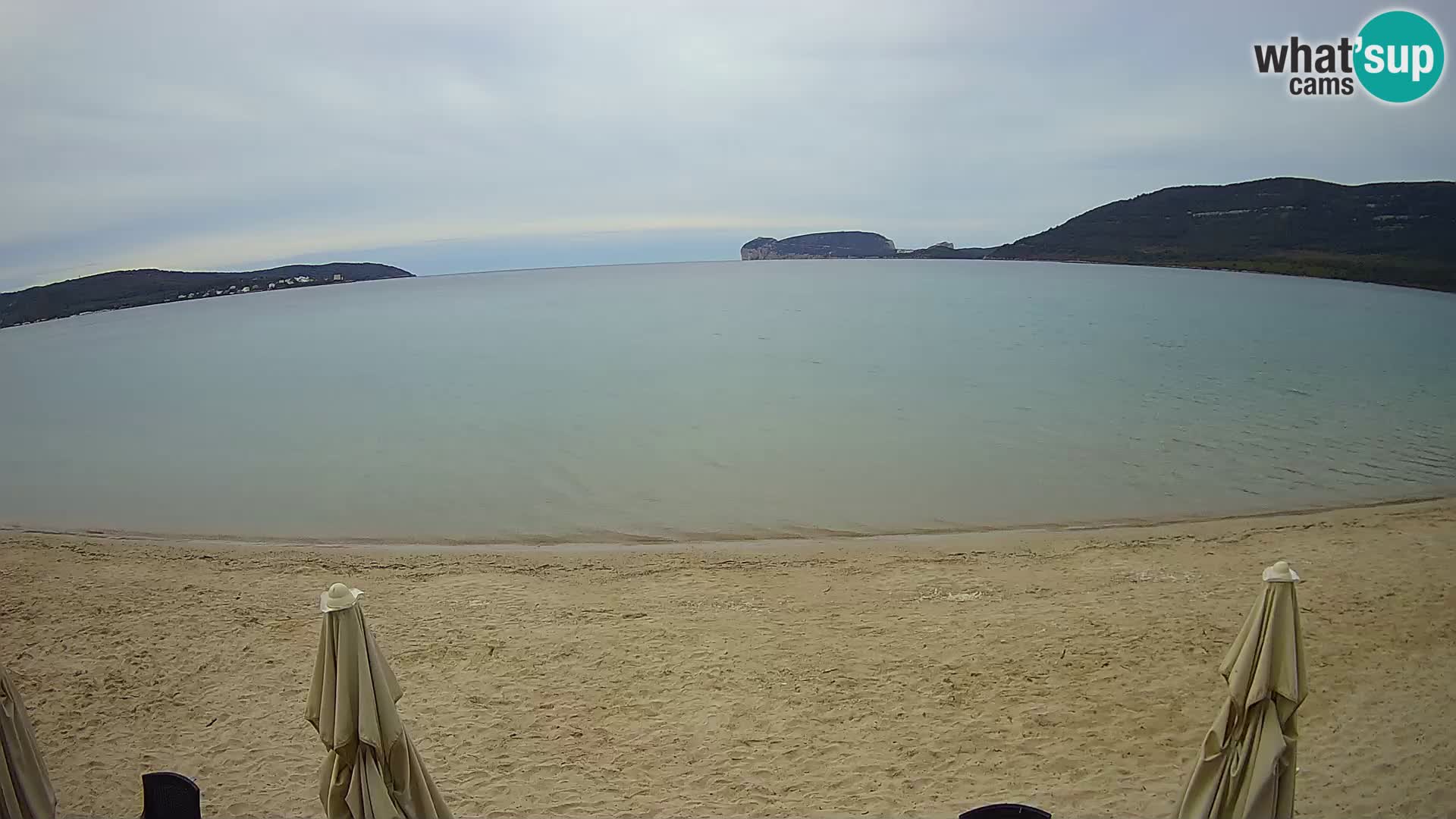 Spletna kamera v živo Plaža Mugoni – Alghero – Sardinija – Italija