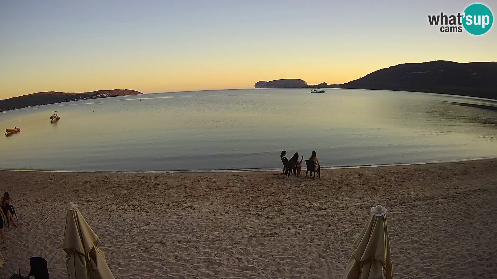 Spletna kamera v živo Plaža Mugoni – Alghero – Sardinija – Italija