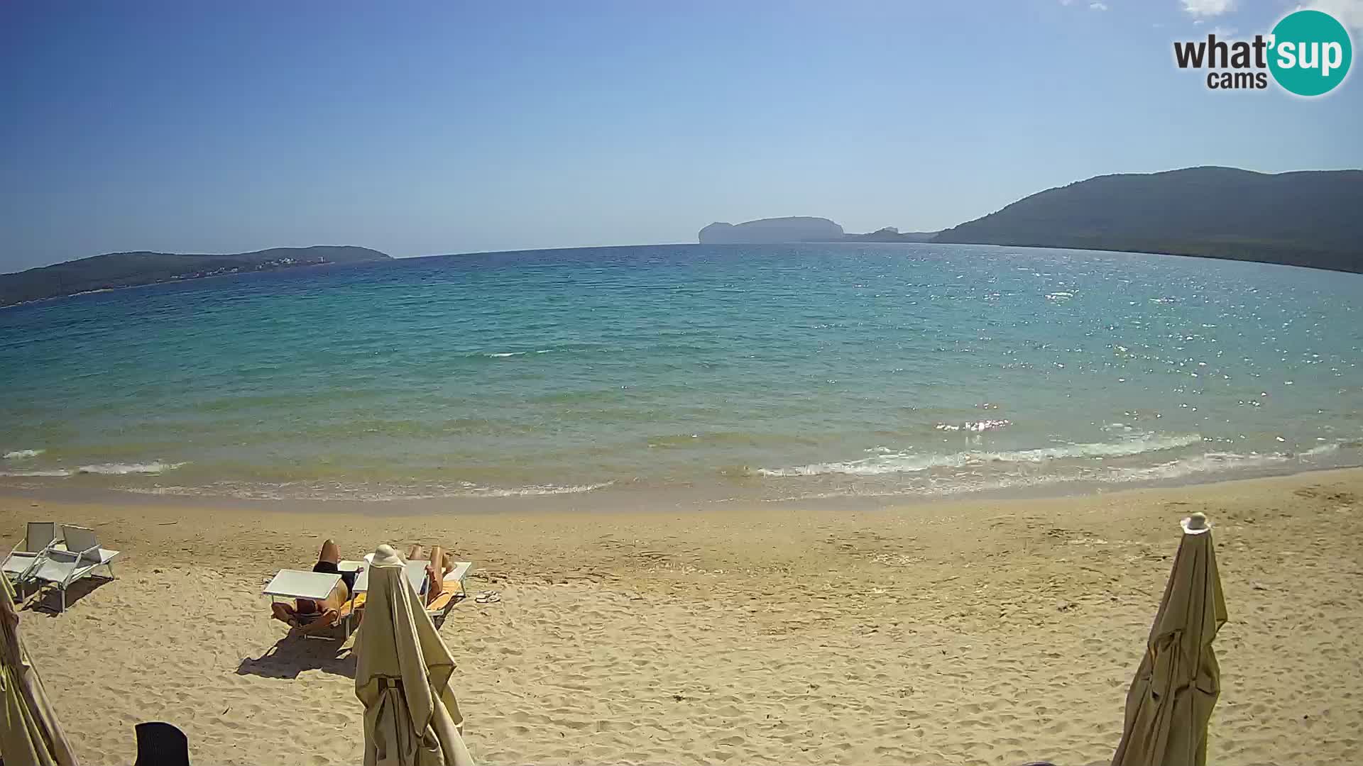 Spletna kamera v živo Plaža Mugoni – Alghero – Sardinija – Italija