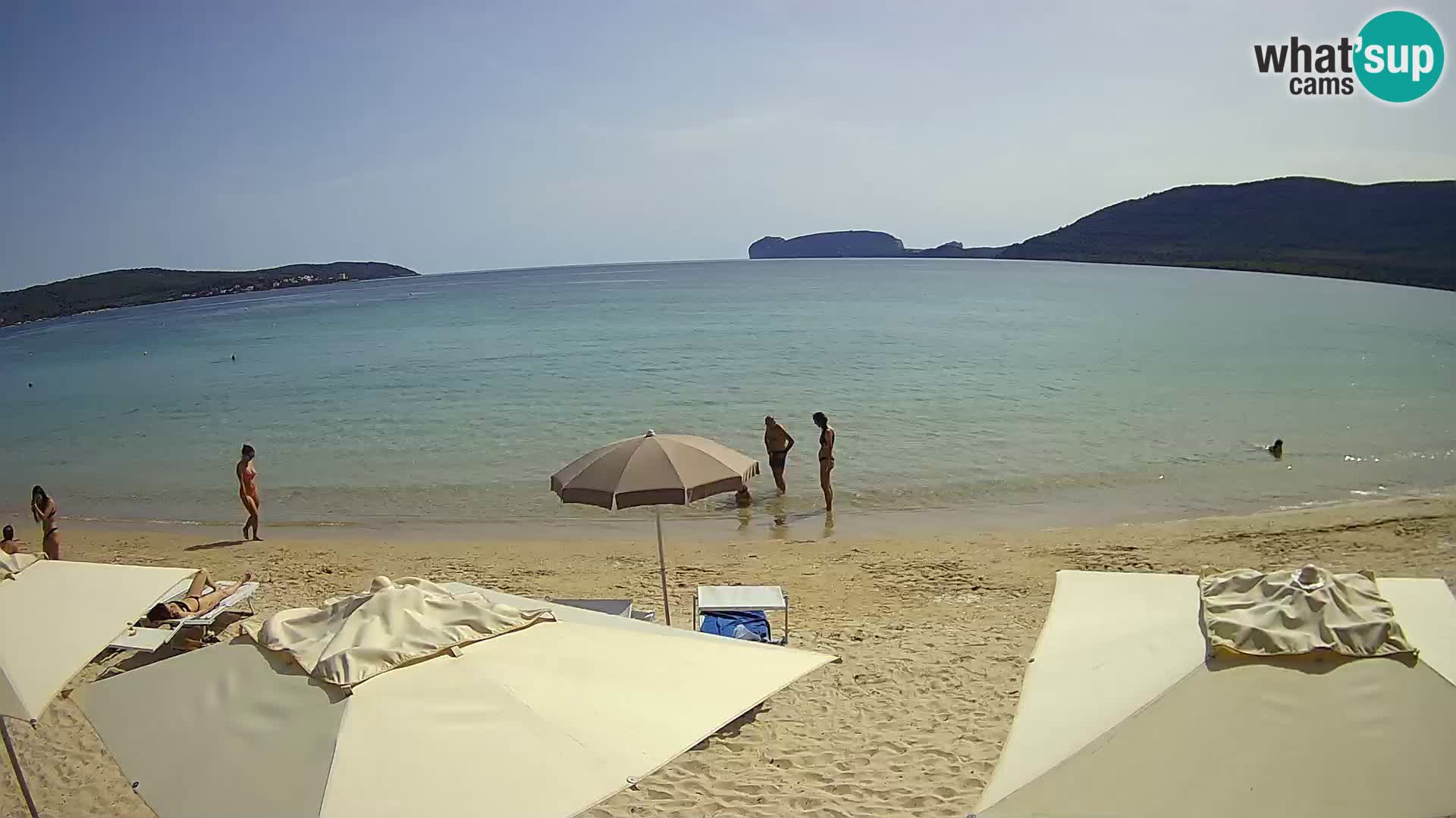 Spletna kamera v živo Plaža Mugoni – Alghero – Sardinija – Italija