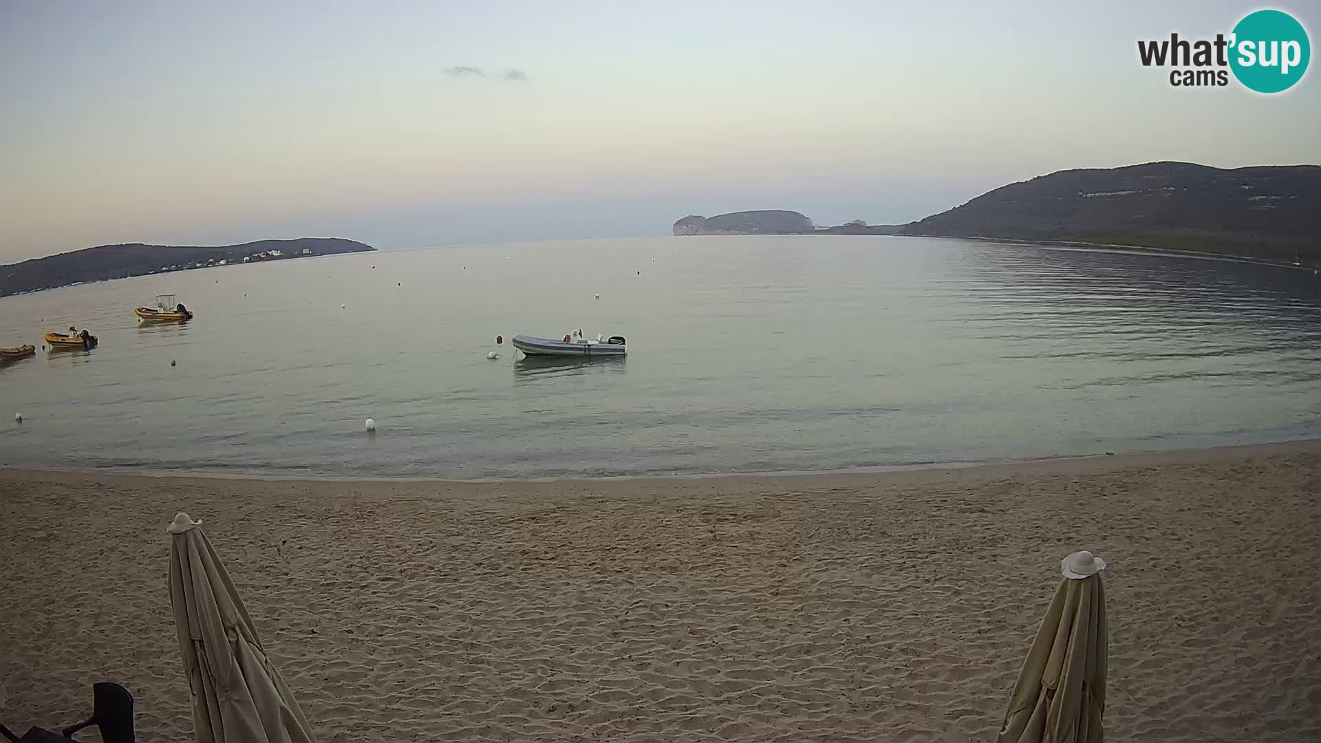 Spletna kamera v živo Plaža Mugoni – Alghero – Sardinija – Italija