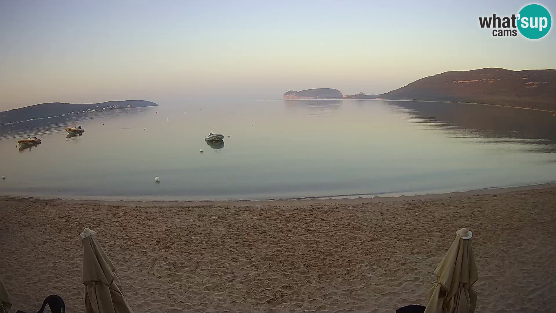 Spletna kamera v živo Plaža Mugoni – Alghero – Sardinija – Italija