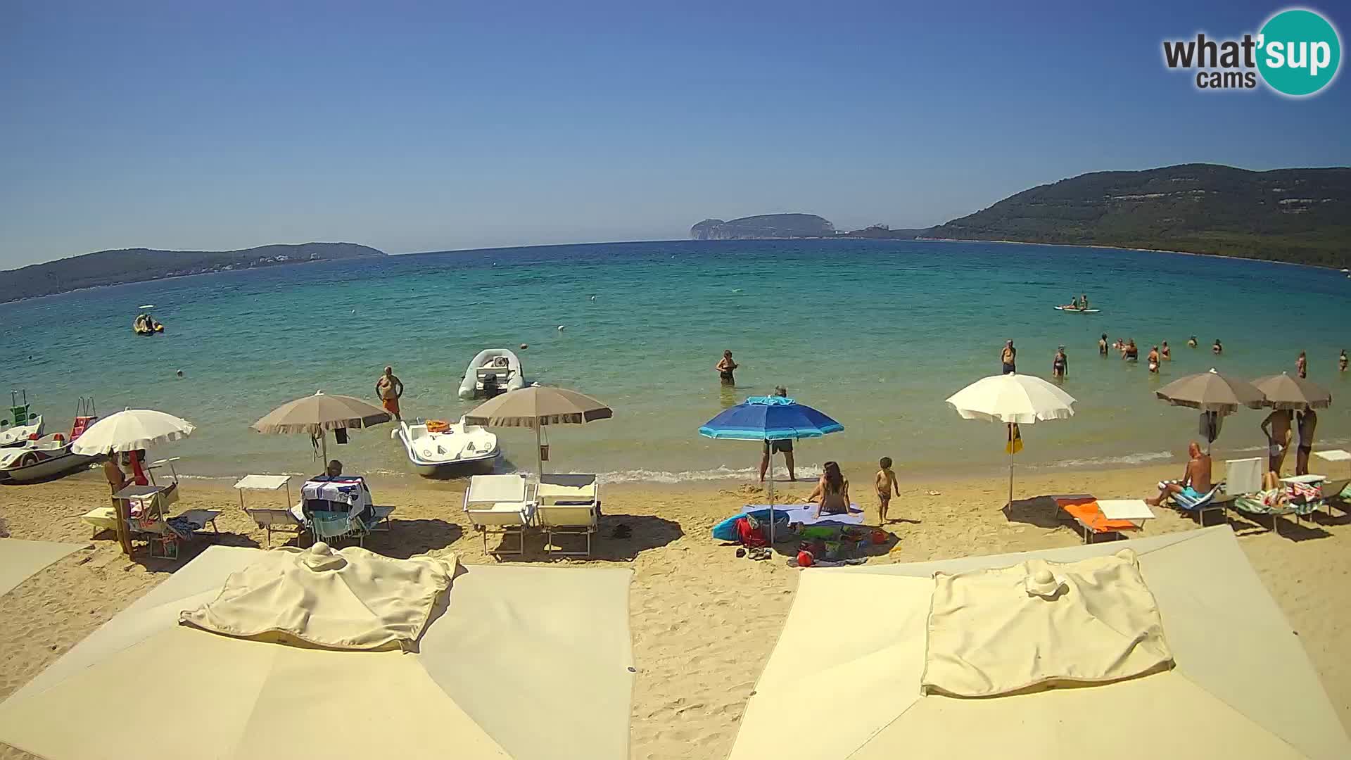 Web kamera uživo Plaža Mugoni – Alghero – Sardinija – Italija