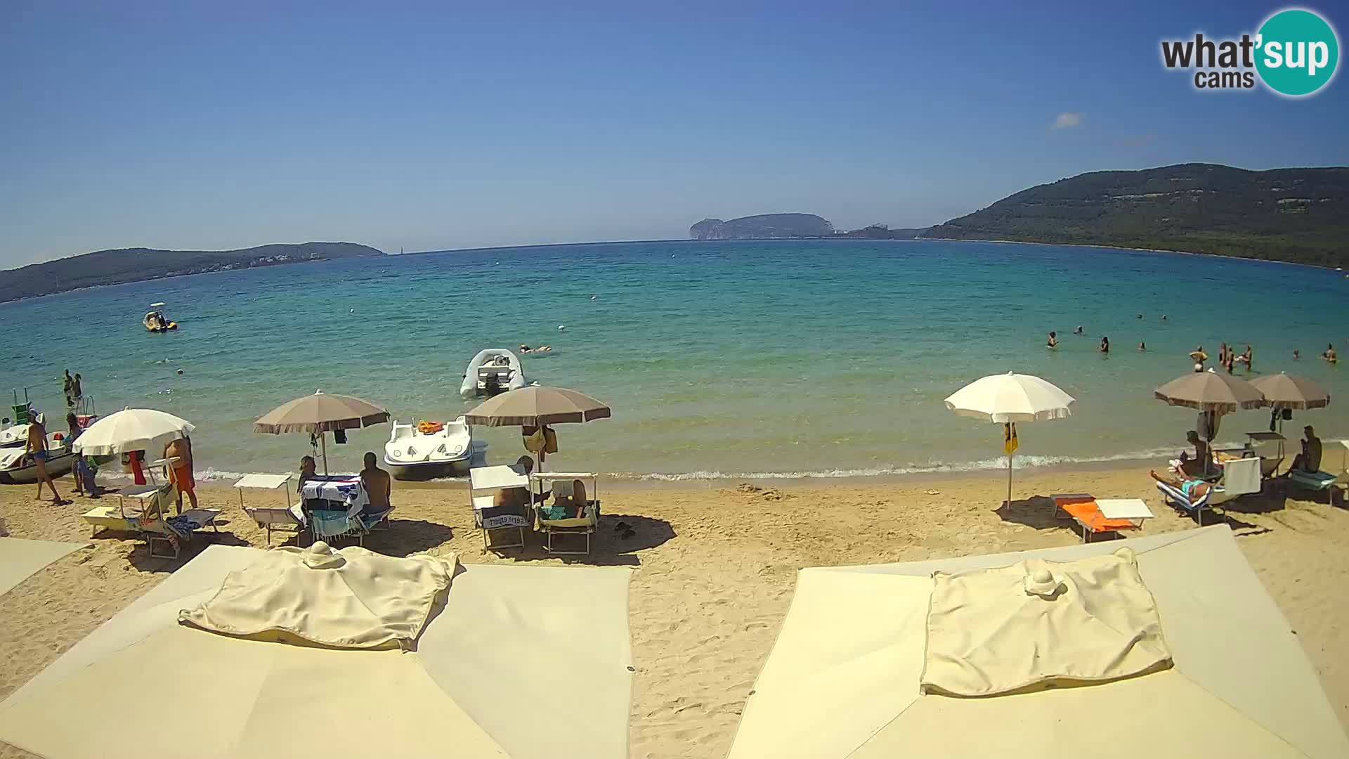 Webcam en direct Plage de Mugoni – Alghero – Sardaigne – Italie