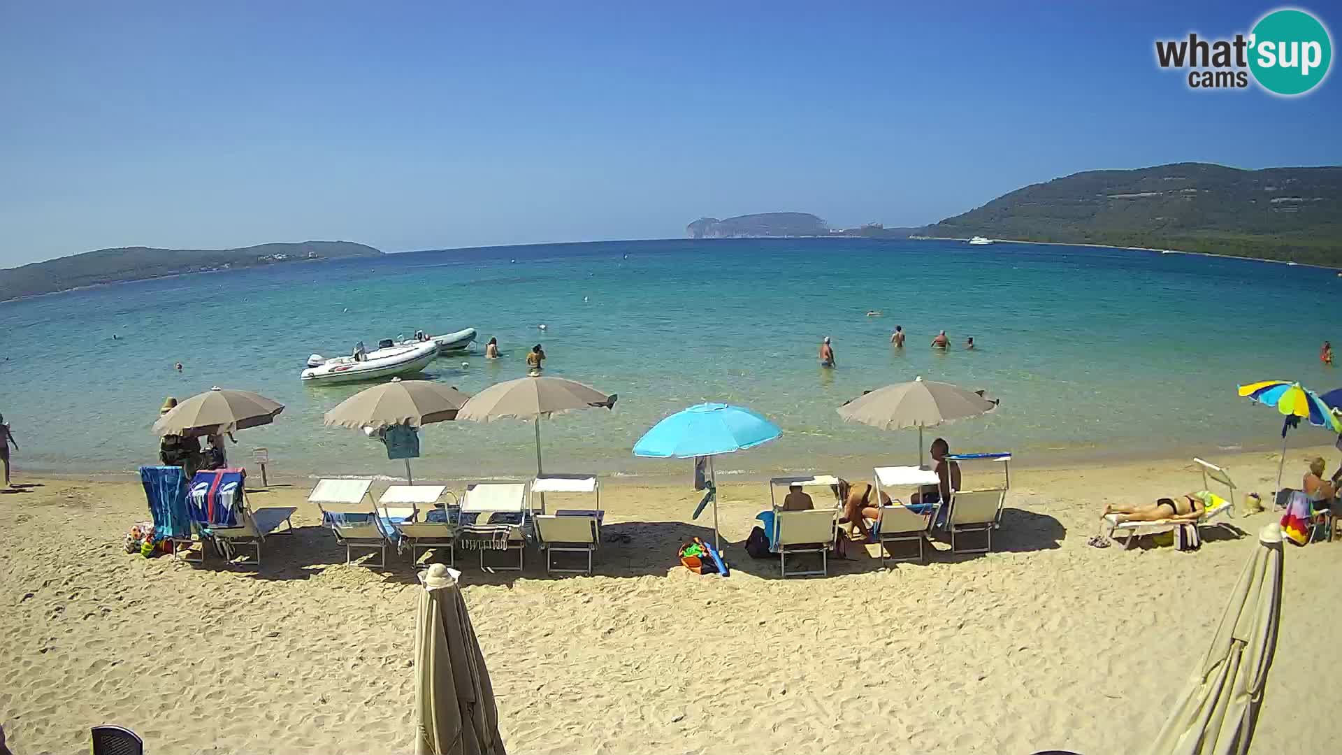 Web kamera uživo Plaža Mugoni – Alghero – Sardinija – Italija