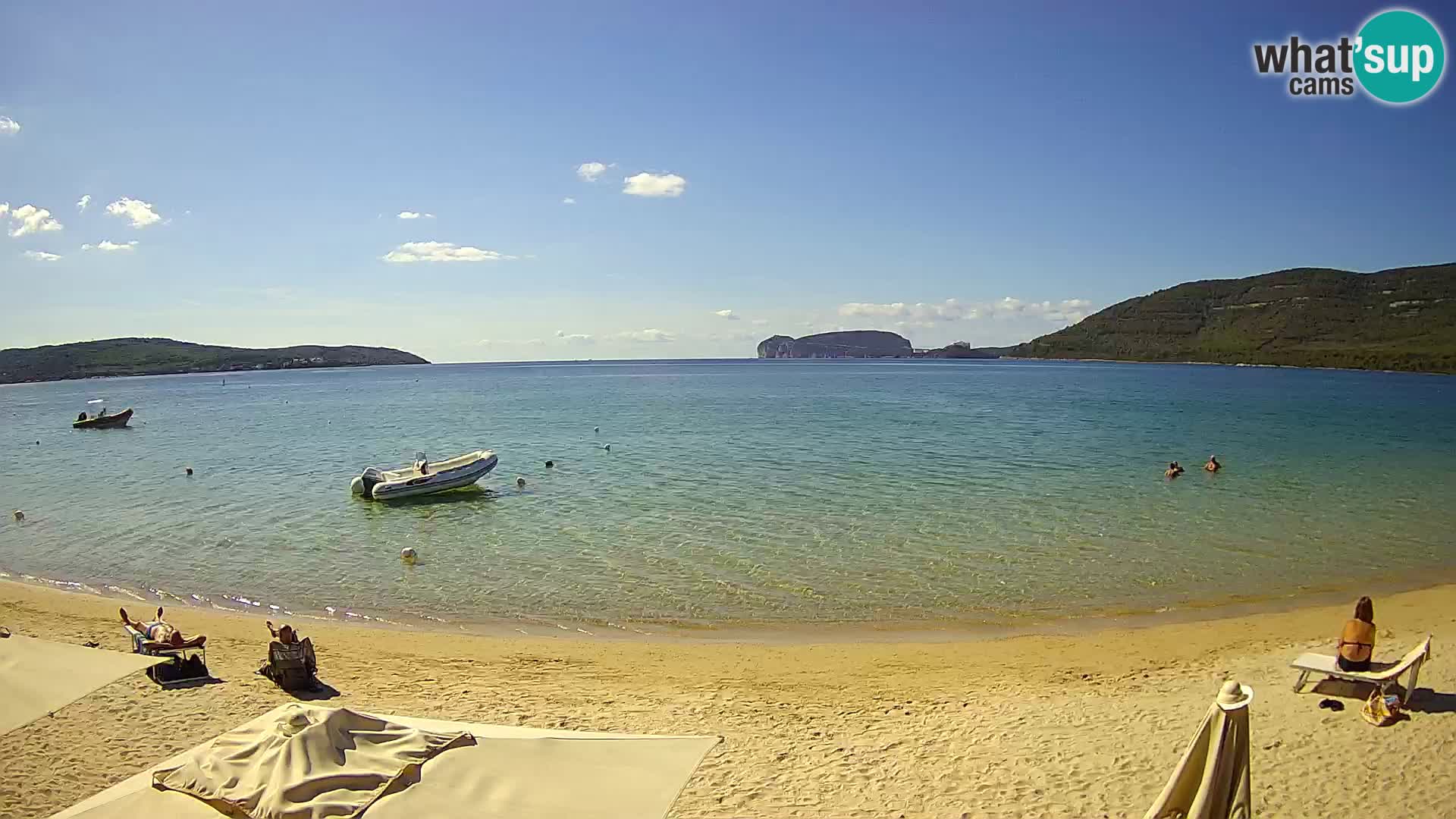 Webcam en direct Plage de Mugoni – Alghero – Sardaigne – Italie