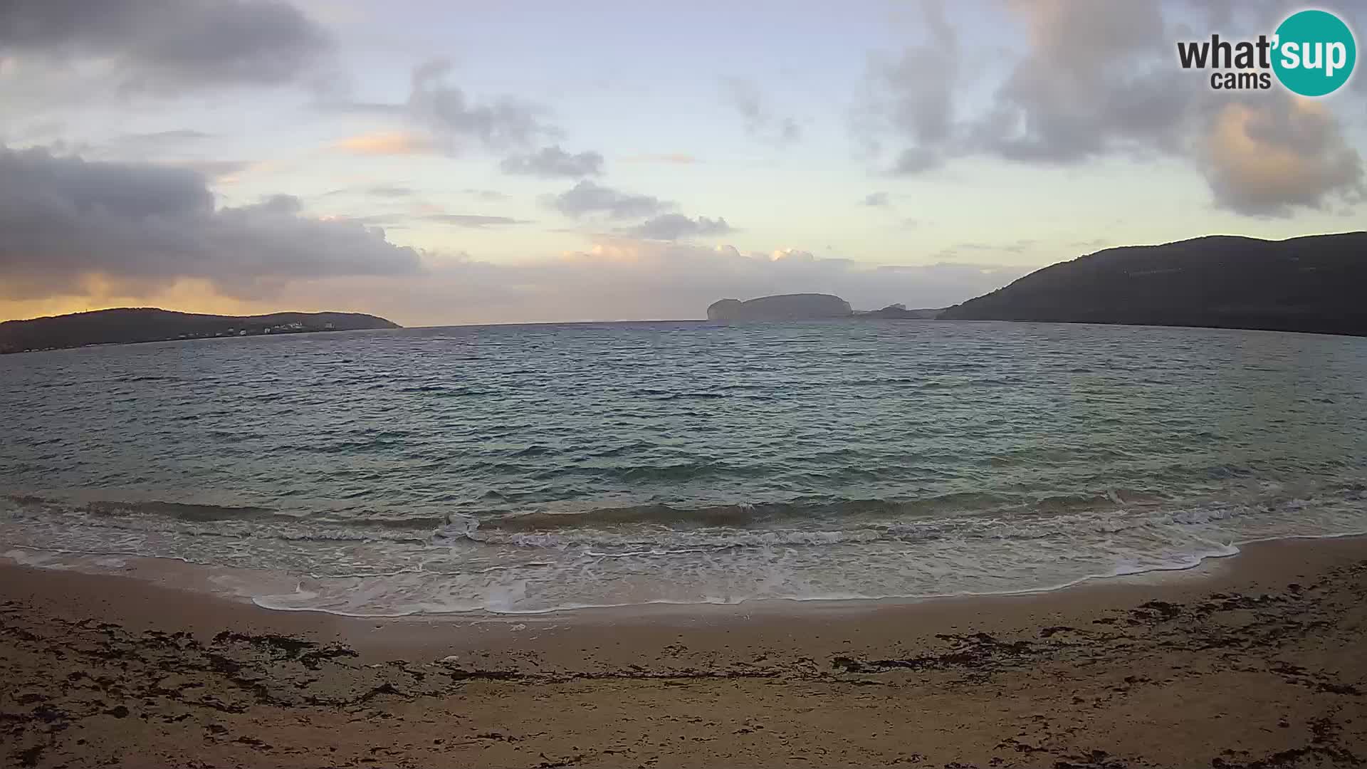 Spletna kamera v živo Plaža Mugoni – Alghero – Sardinija – Italija