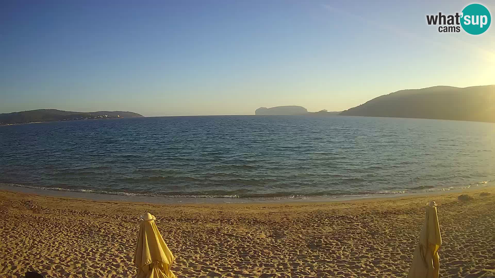 Spletna kamera v živo Plaža Mugoni – Alghero – Sardinija – Italija