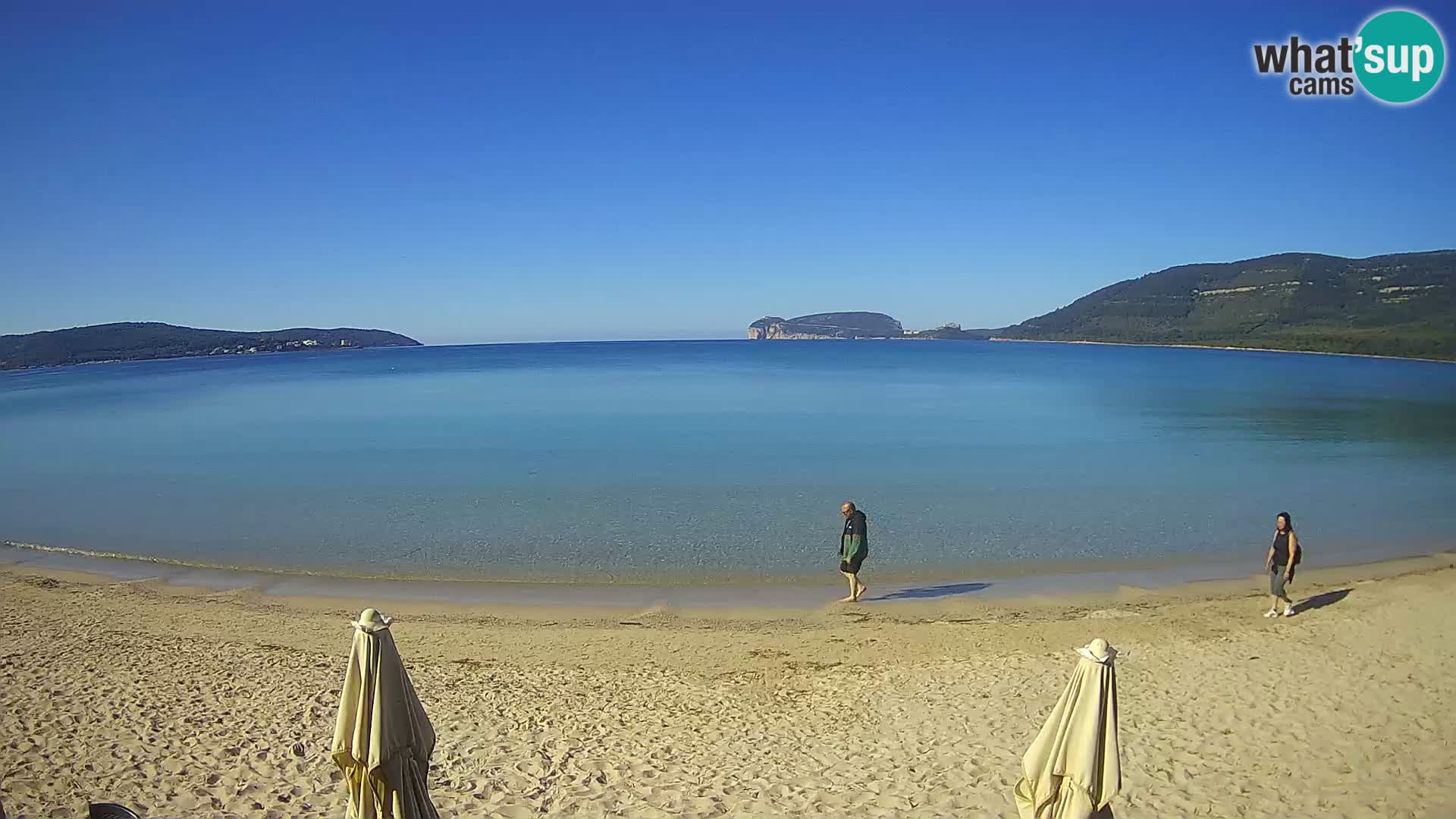 Spletna kamera v živo Plaža Mugoni – Alghero – Sardinija – Italija