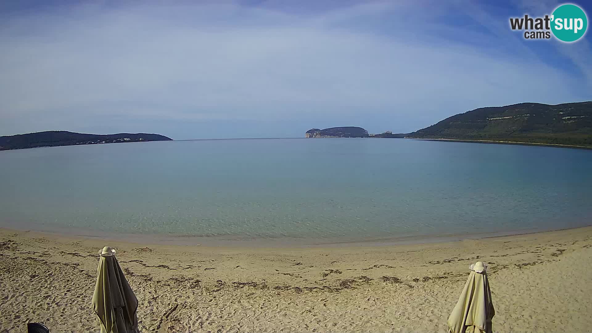 Spletna kamera v živo Plaža Mugoni – Alghero – Sardinija – Italija