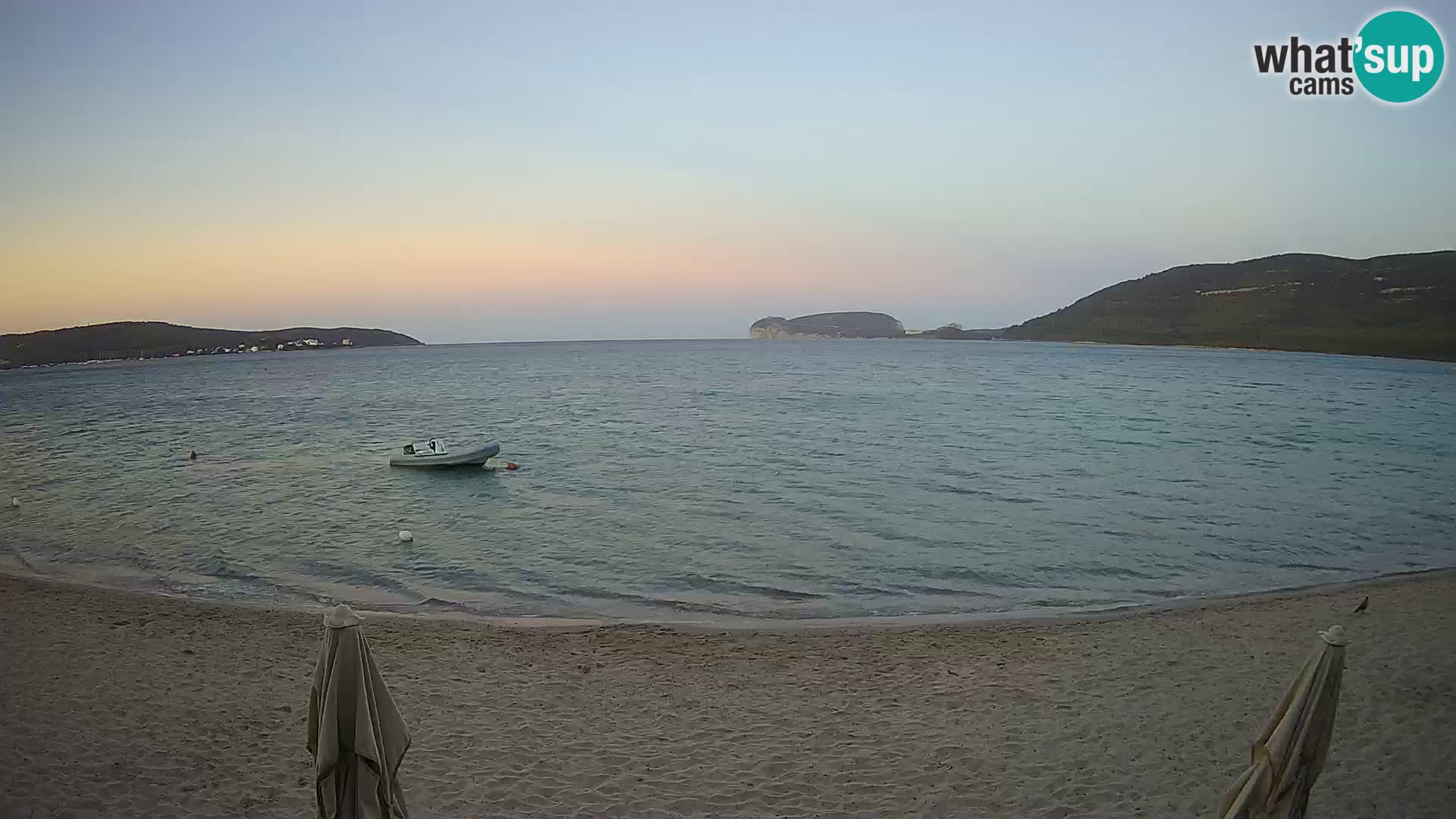Spletna kamera v živo Plaža Mugoni – Alghero – Sardinija – Italija
