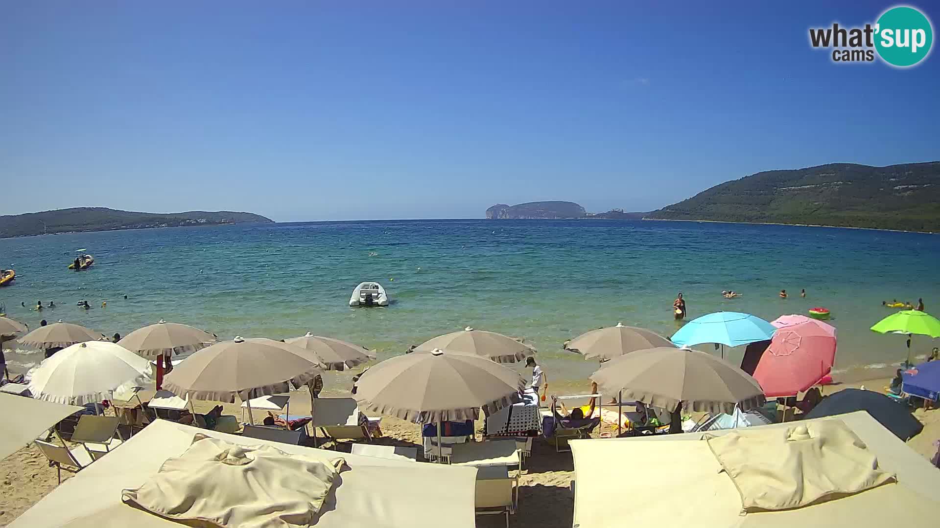 Web kamera uživo Plaža Mugoni – Alghero – Sardinija – Italija