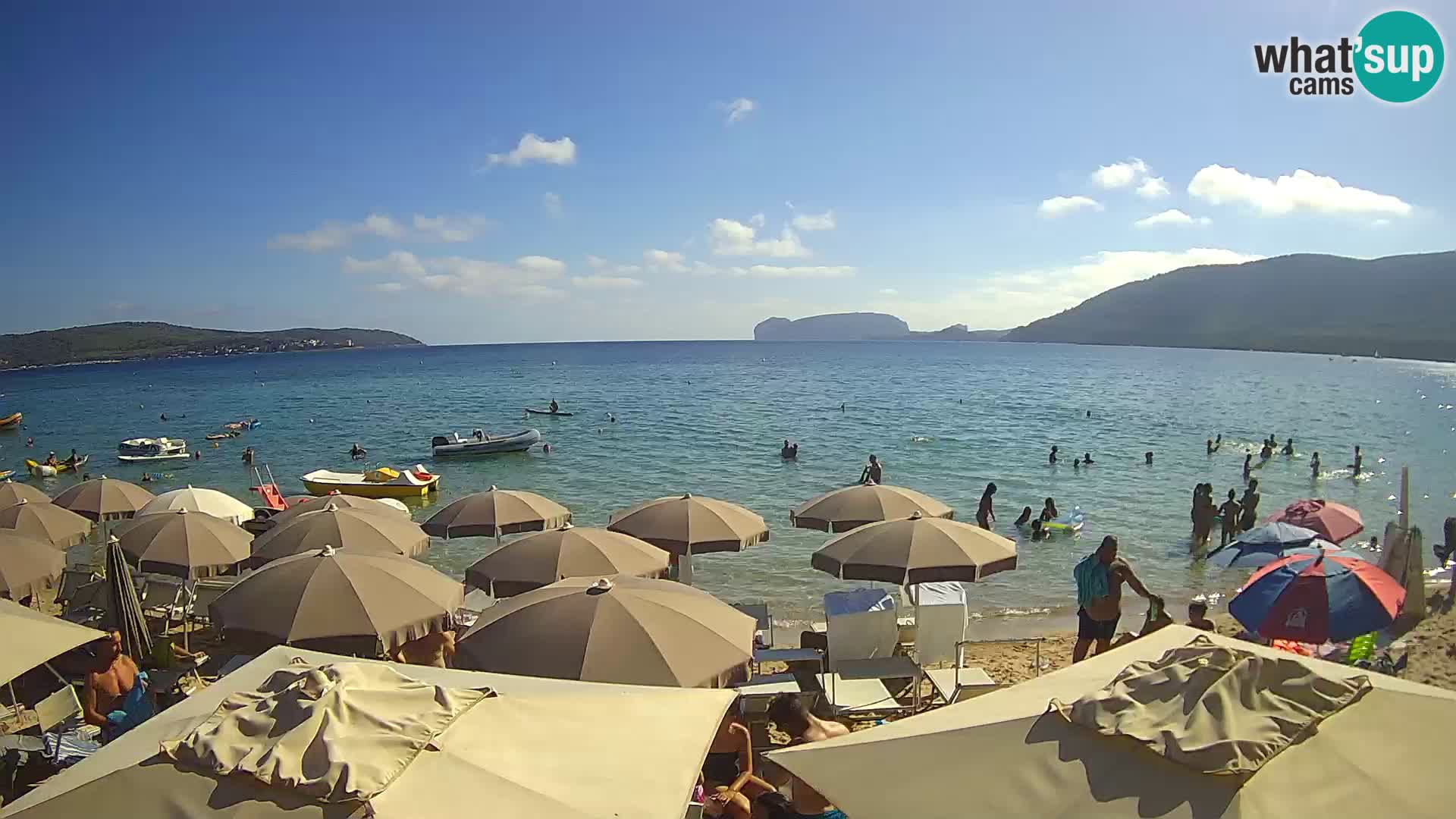 Web kamera uživo Plaža Mugoni – Alghero – Sardinija – Italija