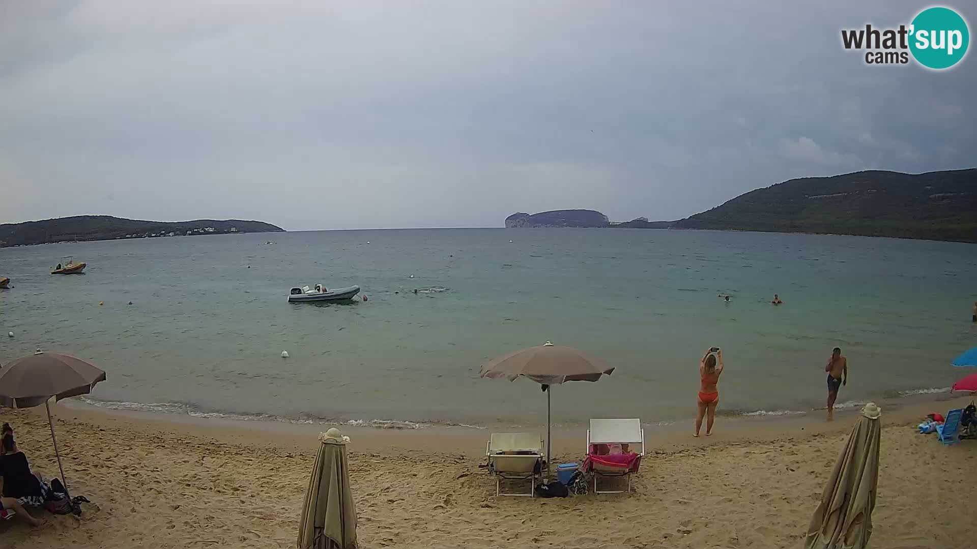 Spletna kamera v živo Plaža Mugoni – Alghero – Sardinija – Italija
