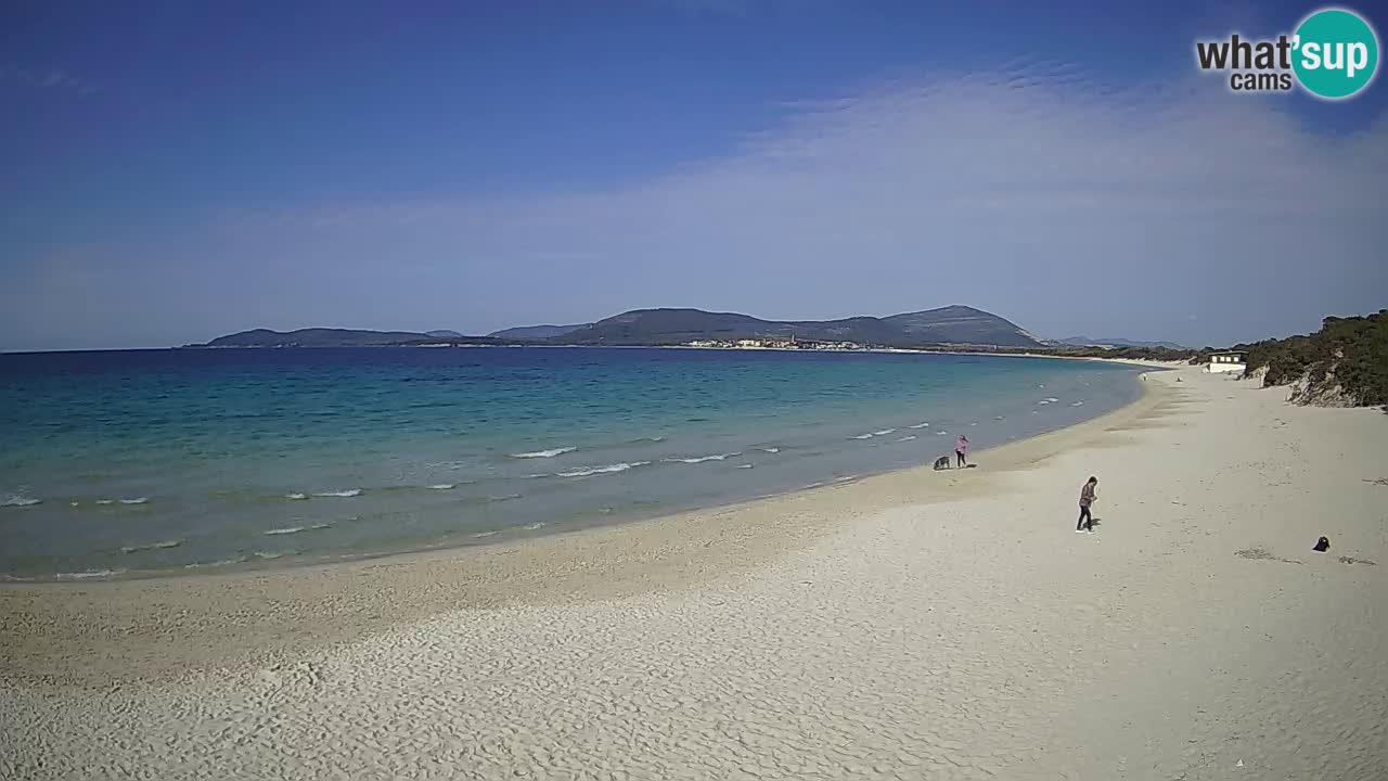 Spletna kamera plaža Maia Pia – Alghero – Sardinija – Italija