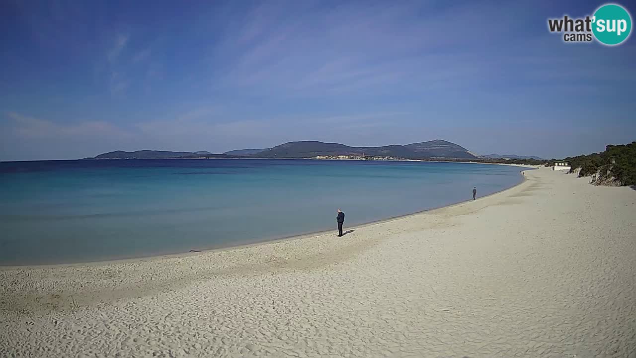 Spletna kamera plaža Maia Pia – Alghero – Sardinija – Italija