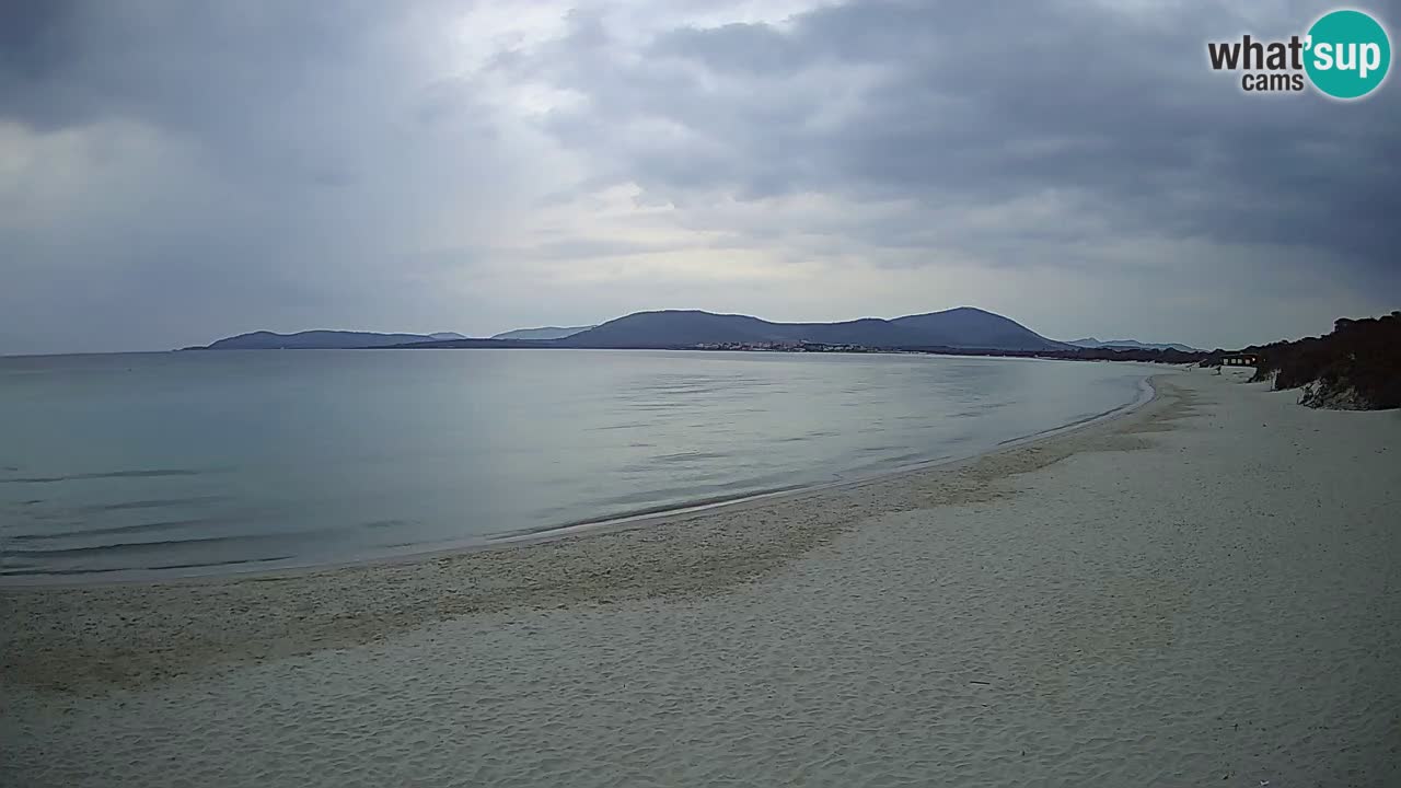 Spletna kamera plaža Maia Pia – Alghero – Sardinija – Italija