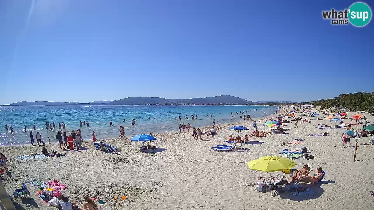 Spletna kamera plaža Maia Pia – Alghero – Sardinija – Italija