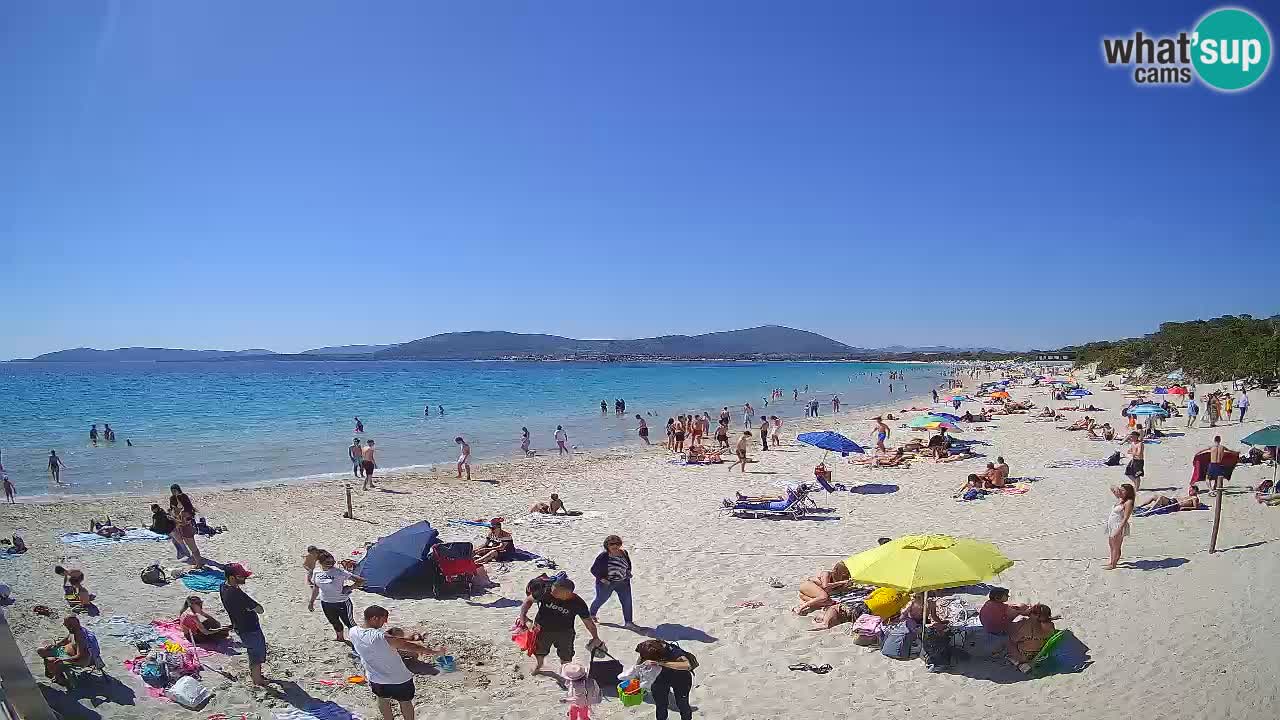 Webcam en direct Plage de Maia Pia – Alghero – Sardaigne – Italie