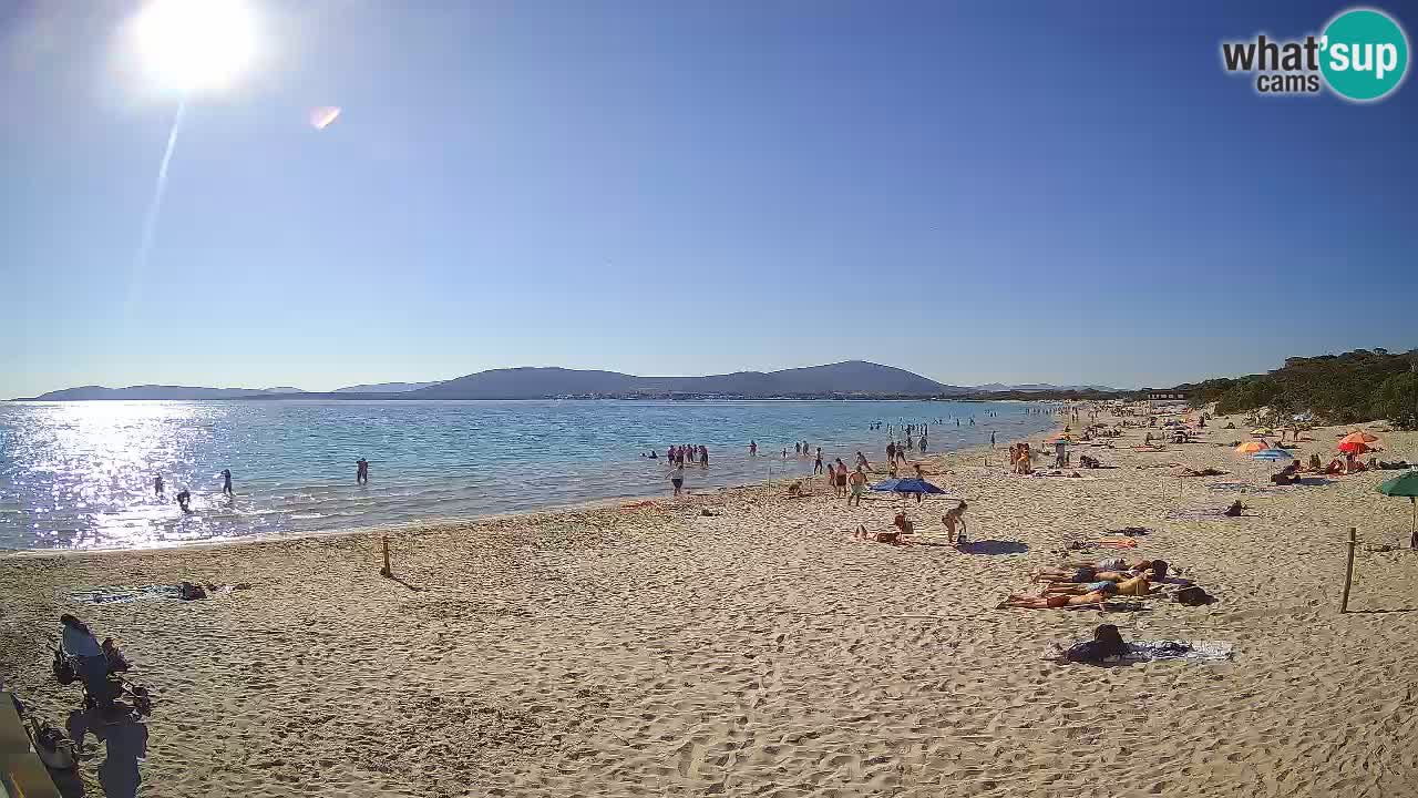 Webcam en direct Plage de Maia Pia – Alghero – Sardaigne – Italie