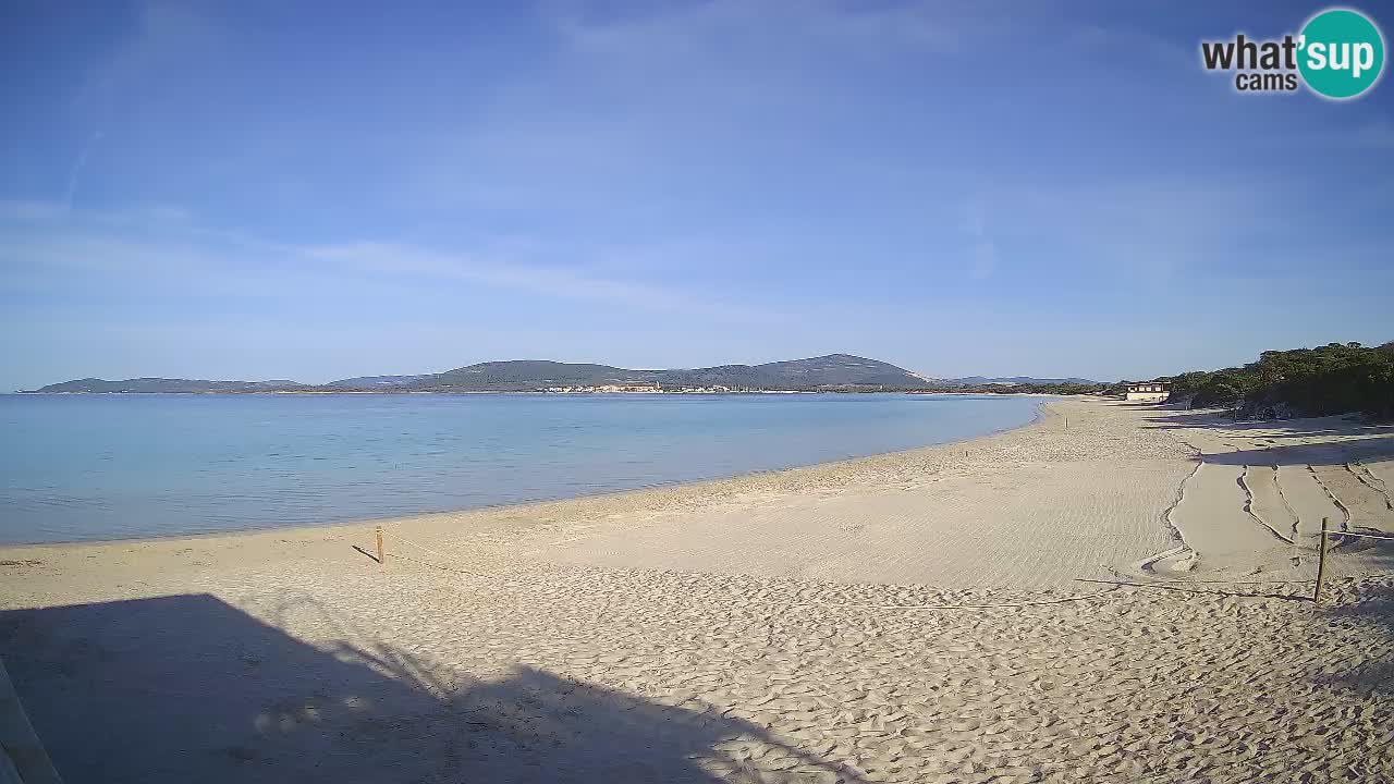 Spletna kamera plaža Maia Pia – Alghero – Sardinija – Italija